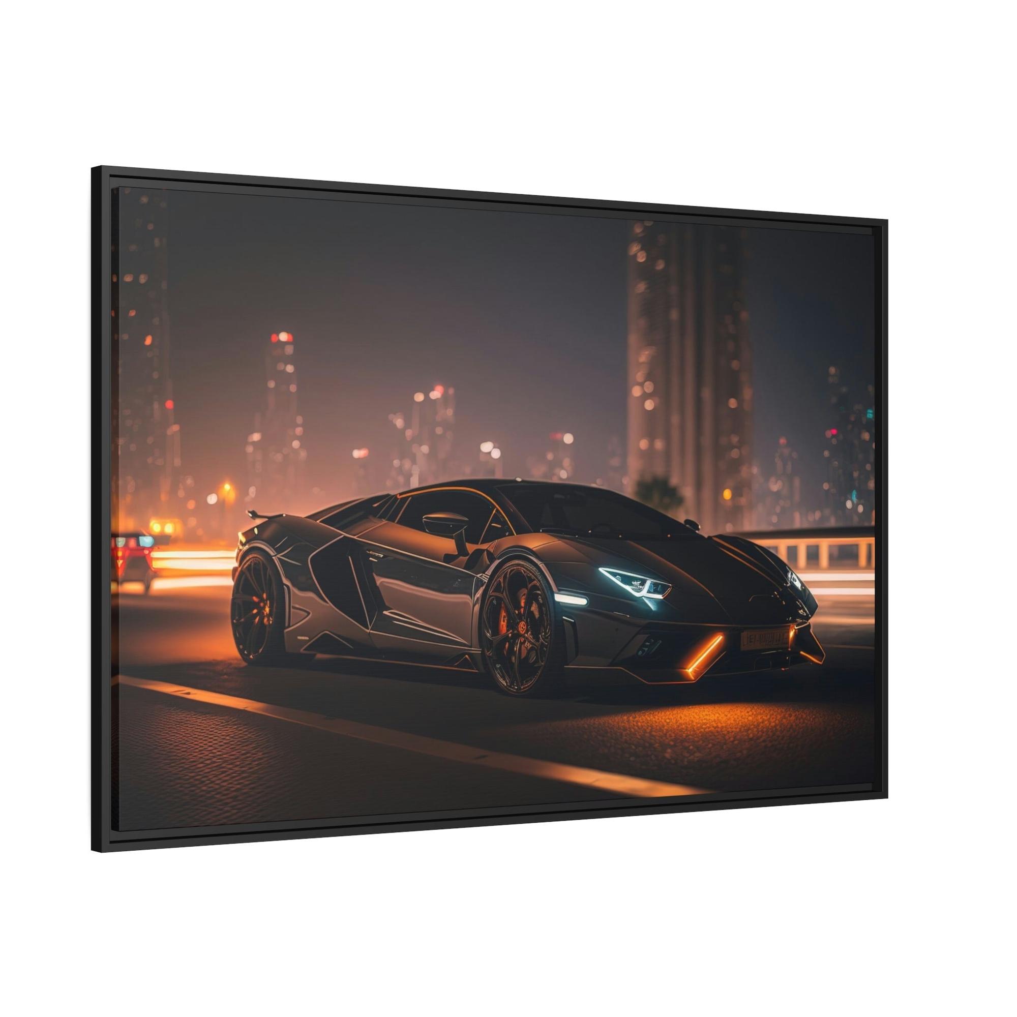 Lamborghini Exquisite Performance: Lamborghini Framed Poster & Canvas and Wall Art Decor