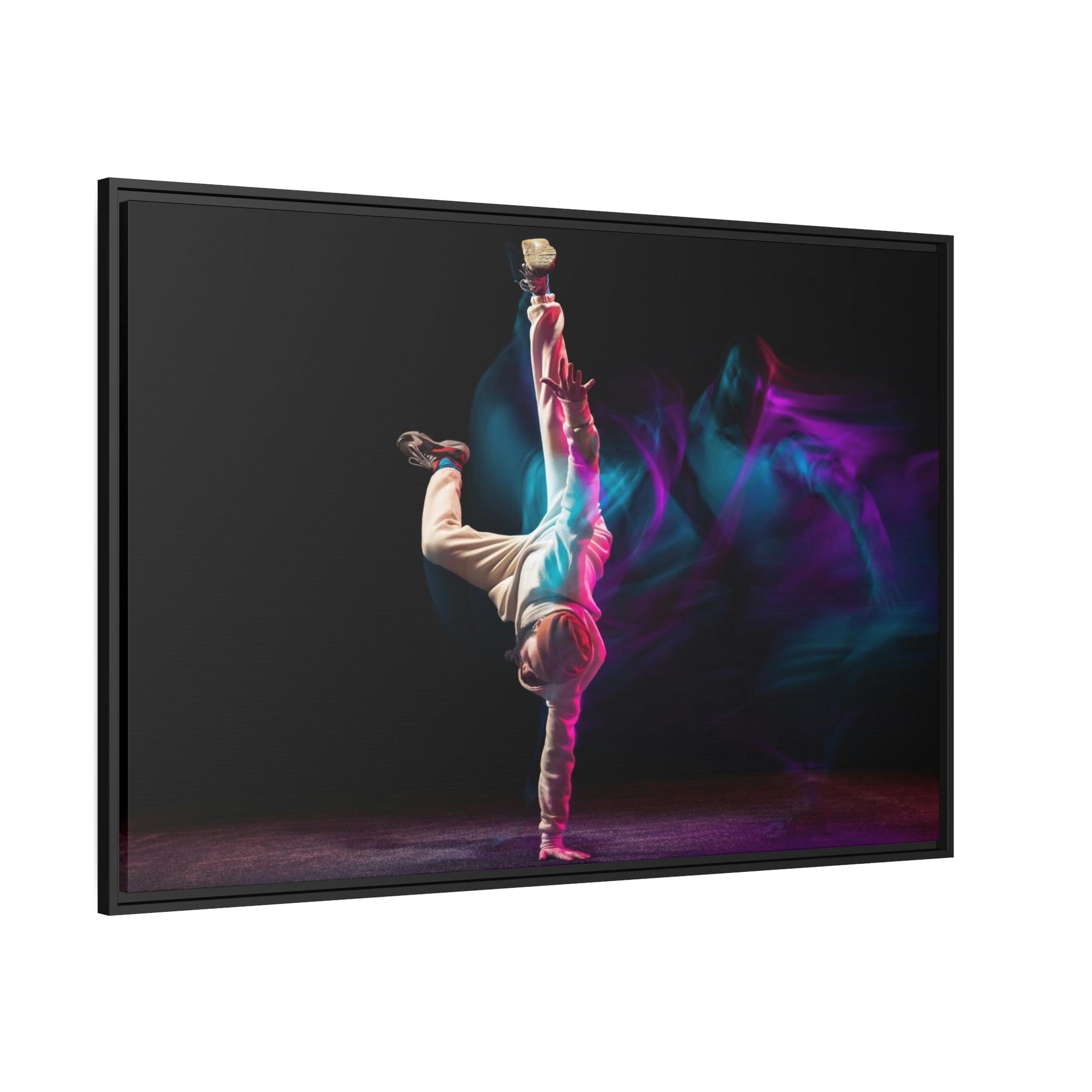 Dance Art of Movement: Natural Canvas and Framed Poster of Dance Choreography