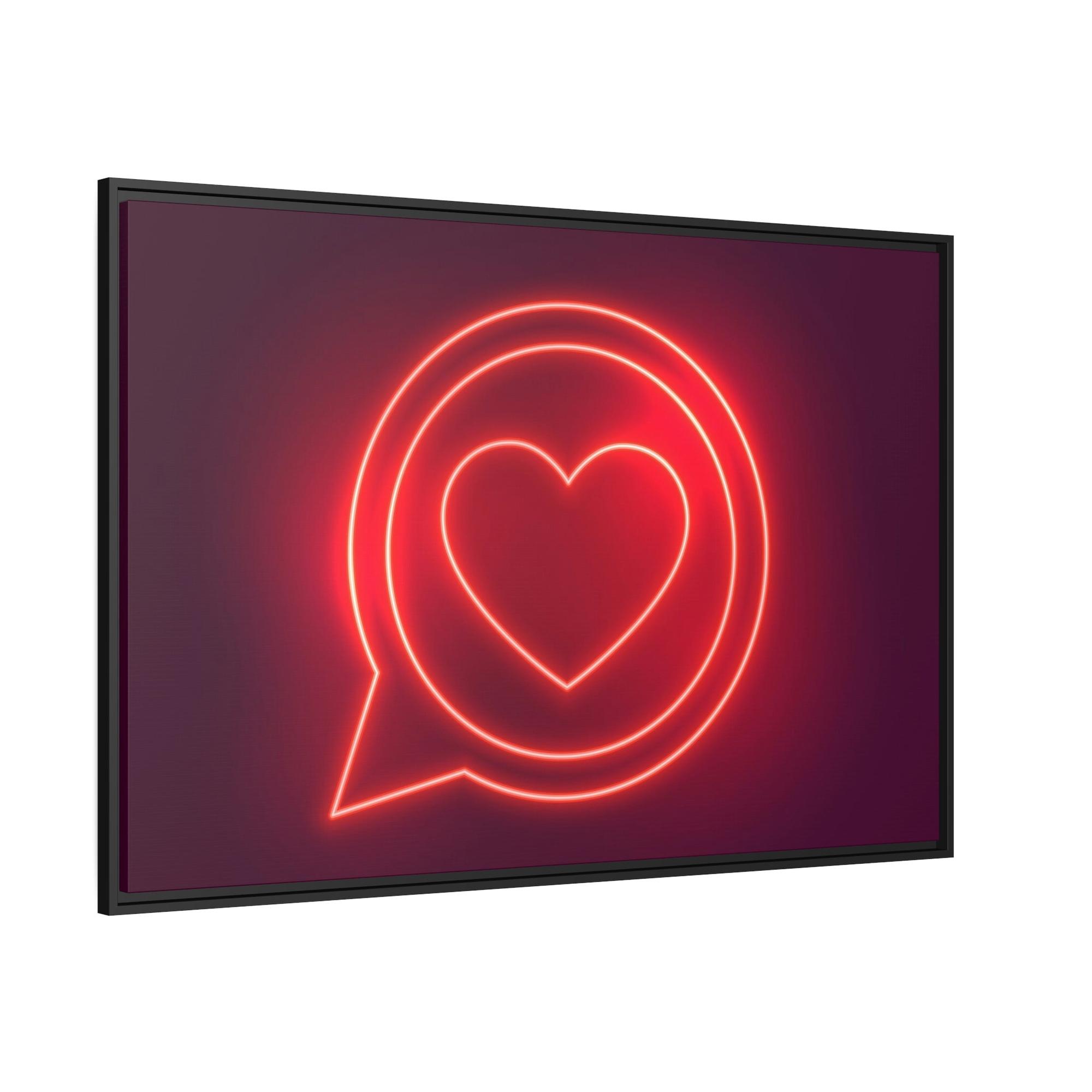 Neon Illuminated Inspiration: Neon-themed Wall Art Prints on High-Quality Canvas
