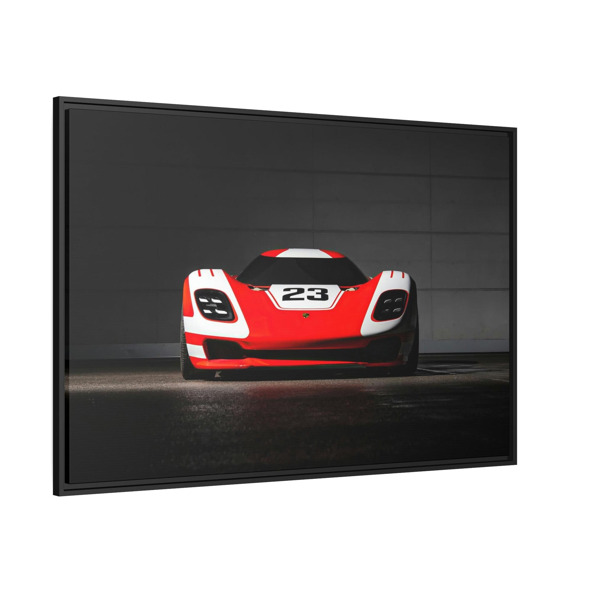 Porsche Speed and Beauty: Natural Canvas and Framed Prints of Porsche Sports Cars