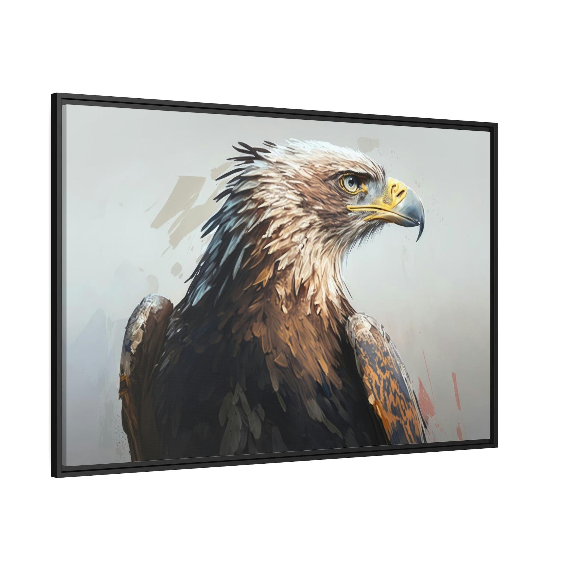 Eagles Eagle's Harmonious Flight: Canvas Print, Enveloping with Serenity and Power