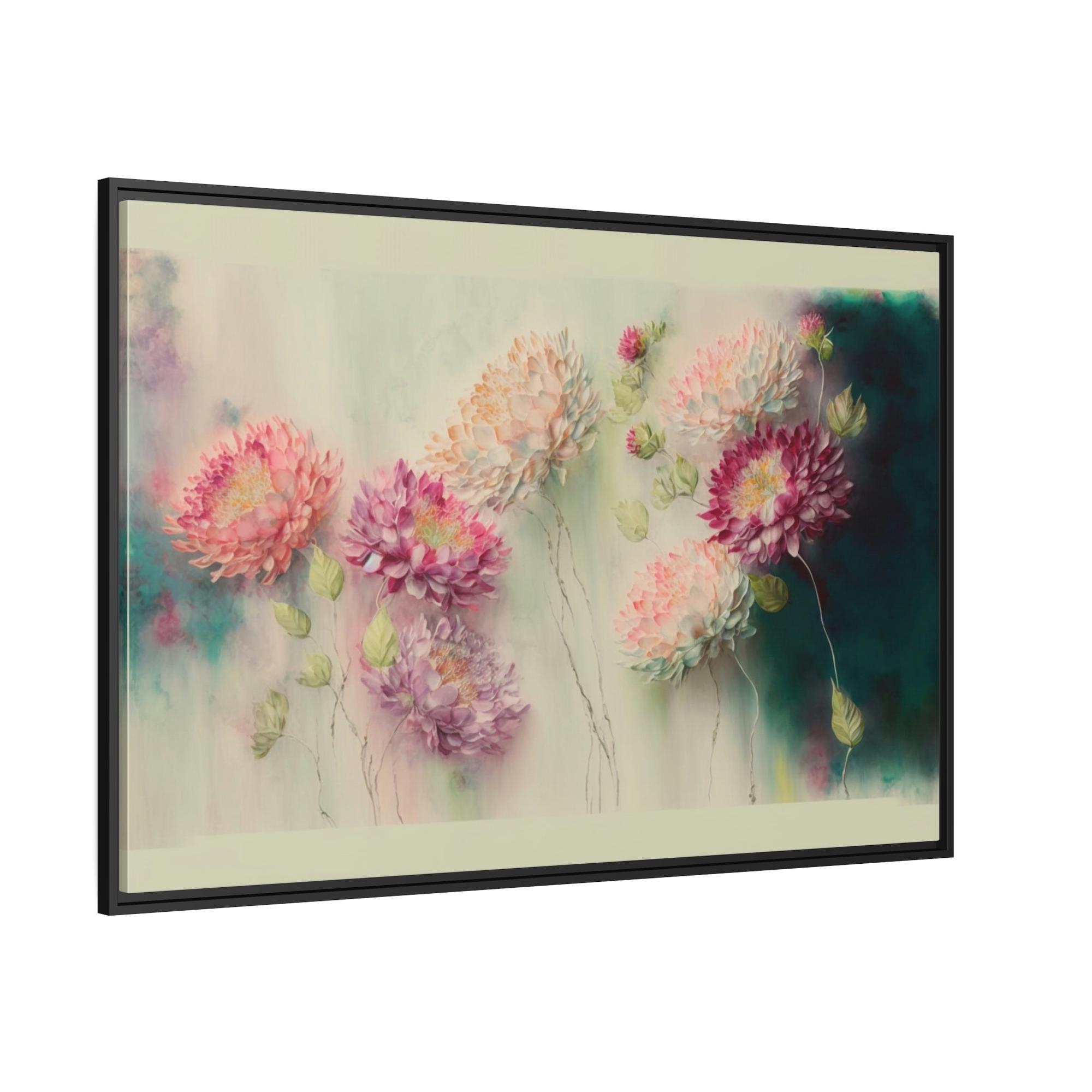Abstract Flower Natural Canvas & Poster Print of Abstract Petals: Floral Wall Decor
