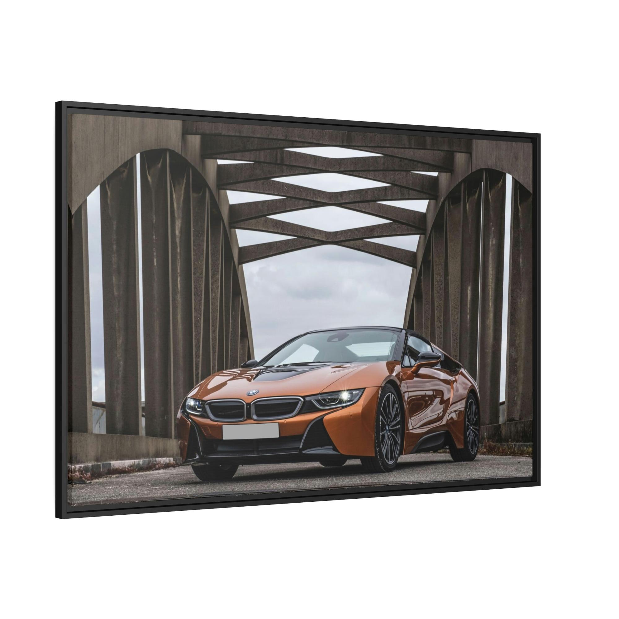 Bmw BMW's Precision and Style: Captivating Art Print on Natural Canvas & Poster