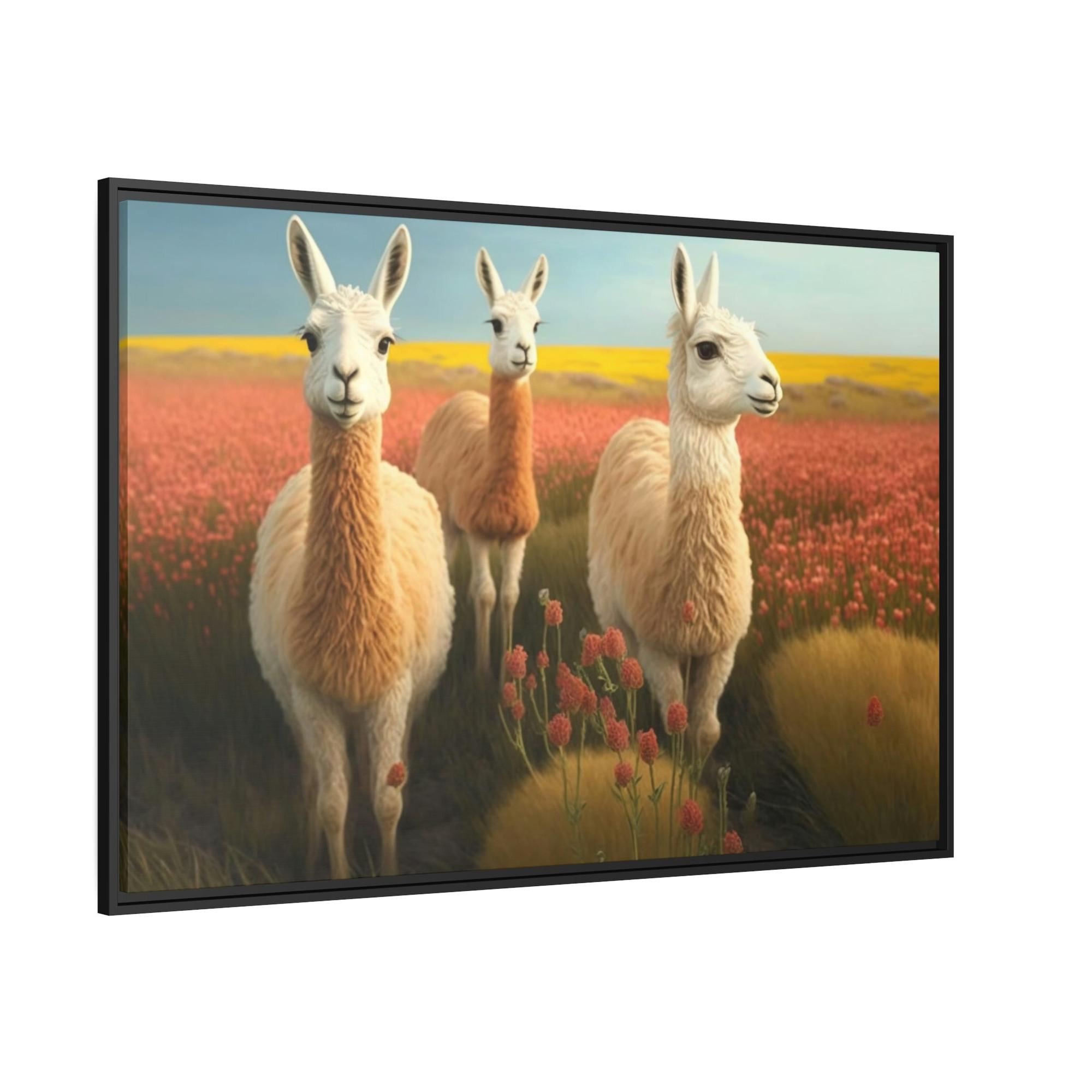 Lamas Lama Harmony: A Canvas of Peaceful Creatures
