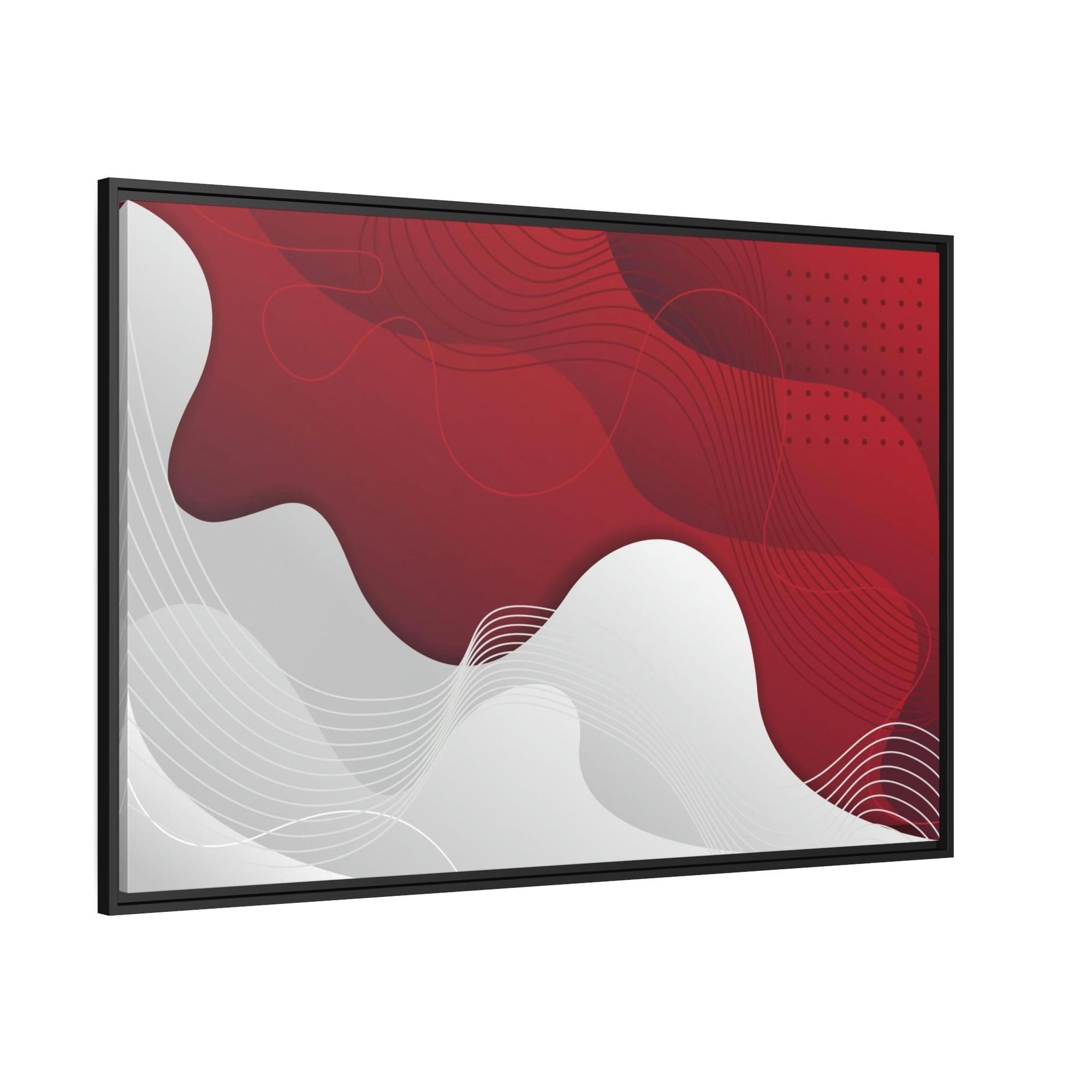 Red Abstract Art The Art of Passion: Red Abstract Art on Framed Canvas and Posters