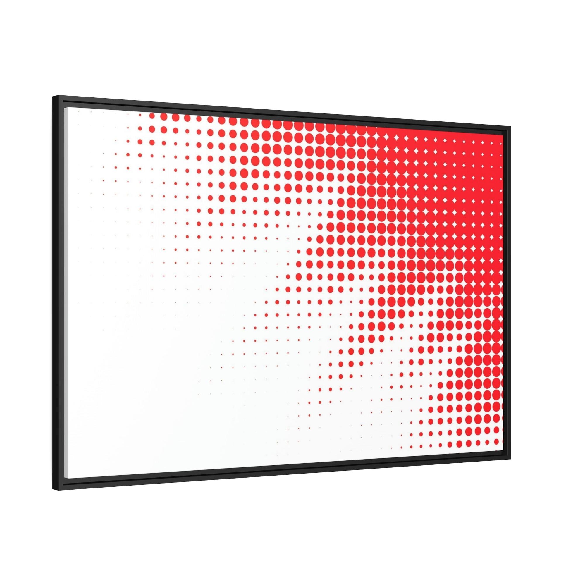 Red Abstract Art The Art of Vibrancy: Red Abstract Framed Canvas and Poster