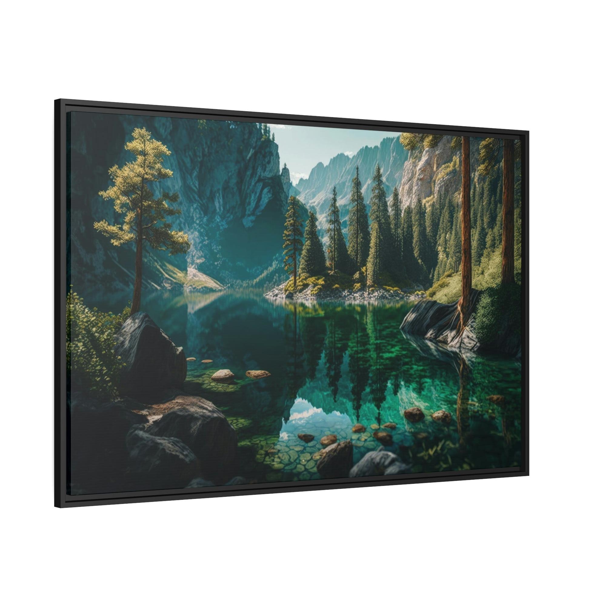 Lakes And Rivers Flowing Beauty: Wall Art and Canvas Print of Lakes and Rivers