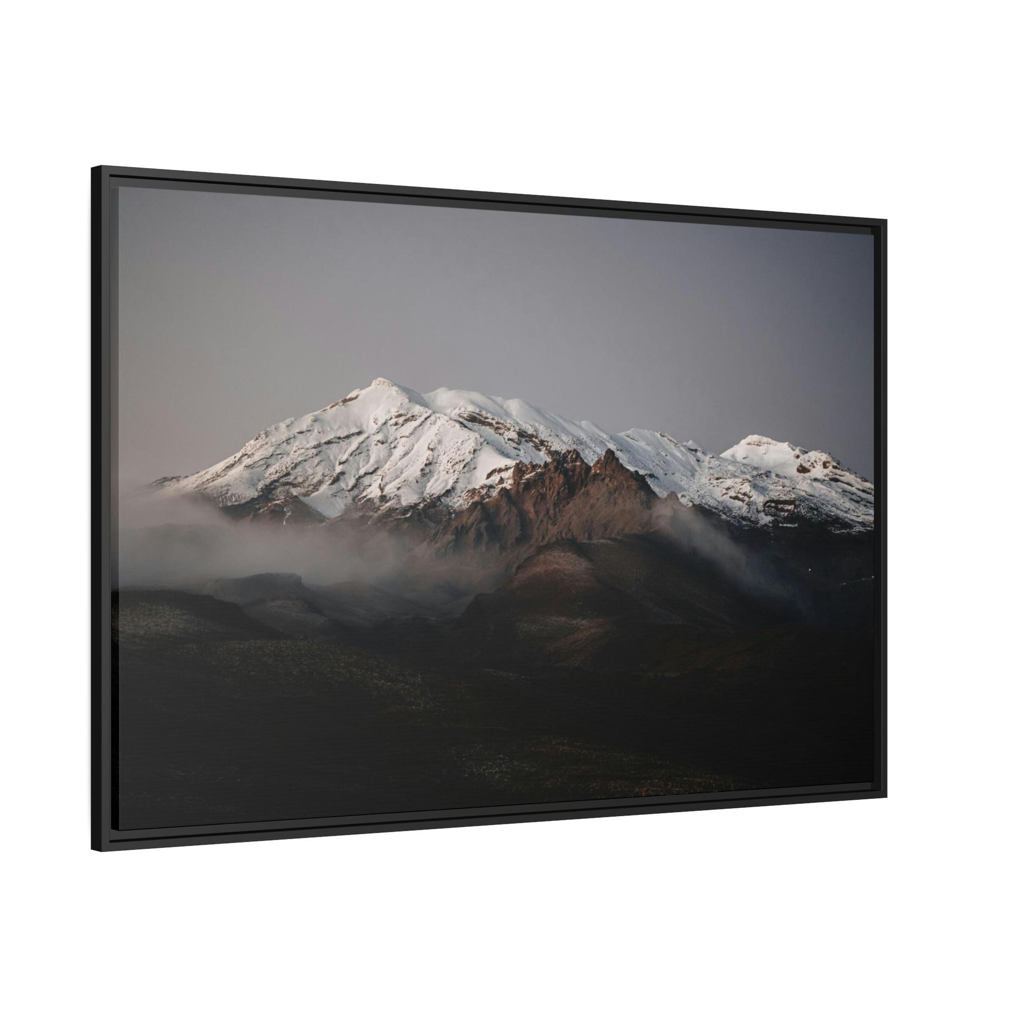 Mountains The Magnificence of Mountains: A Panoramic View on Canvas