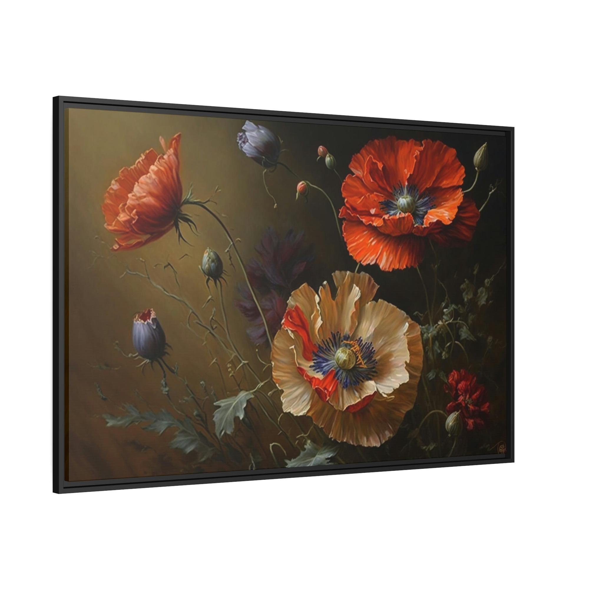 Poppies Nature's Artistry: A Painting of Poppies as a Masterpiece of Nature