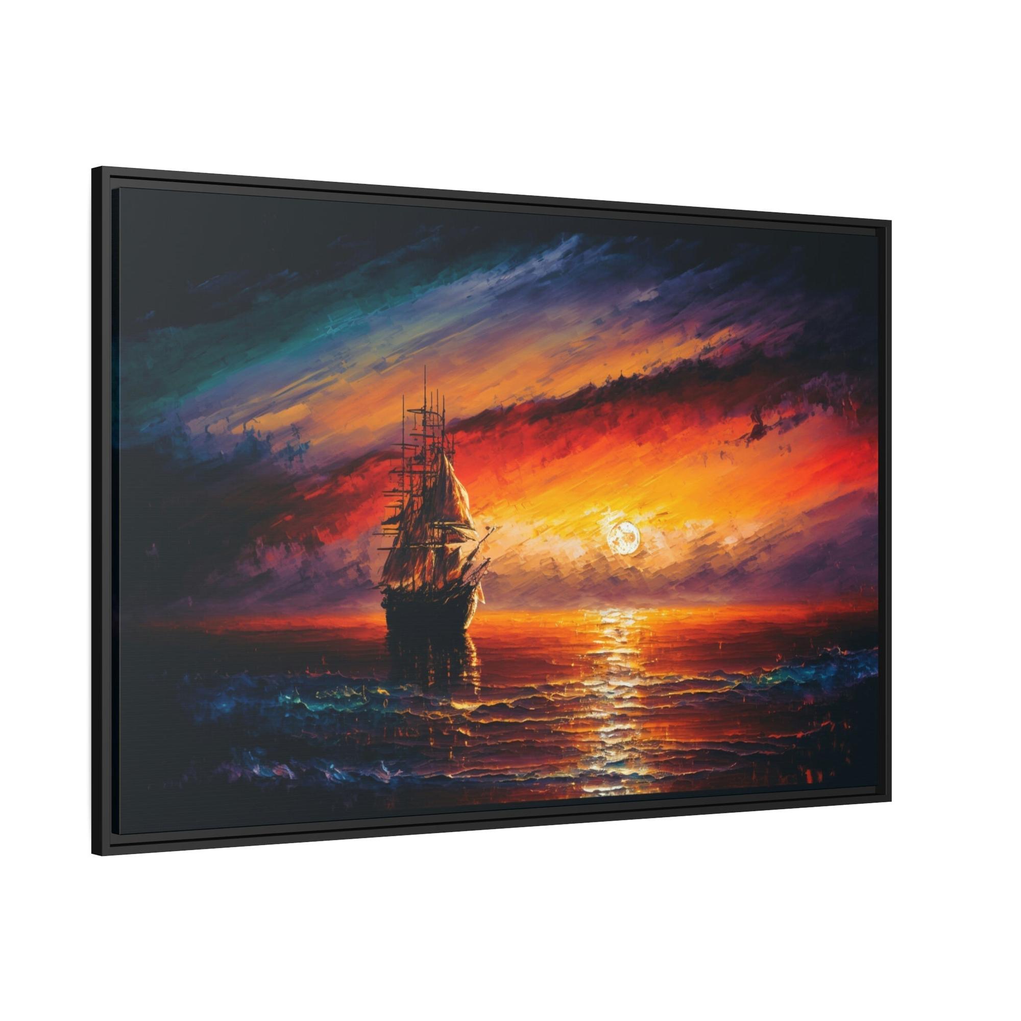 Abstract Landscape Awe-Inspiring Nature: Abstract Landscape Print on Poster & Canvas