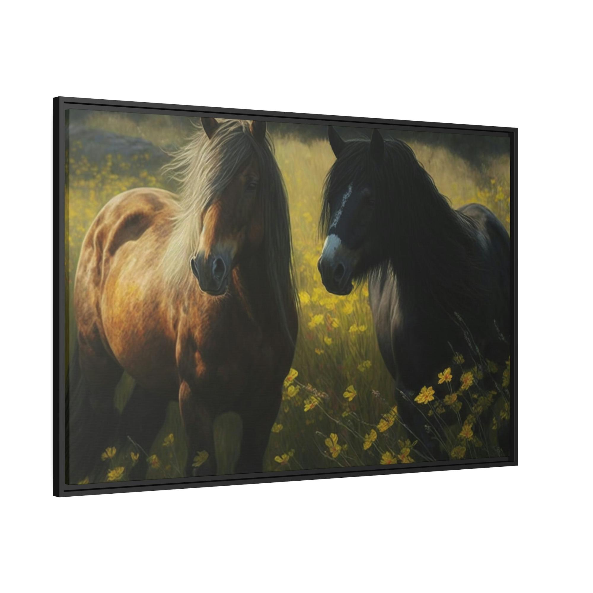 Horses Wild Horses: A Canvas Rustic Adventure