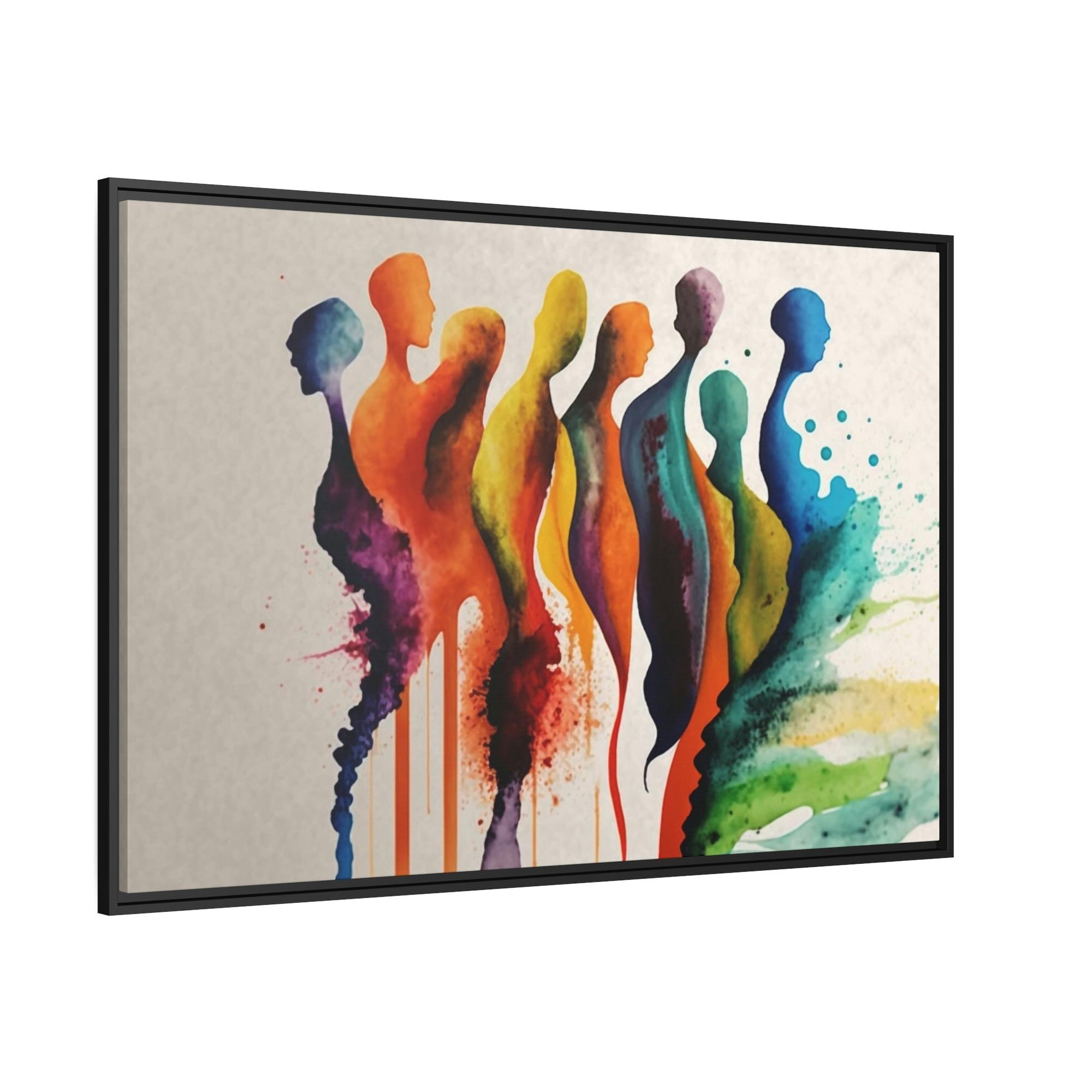 undefined Ethereal Dance: Canvas & Poster Print of Abstract Figures in Motion