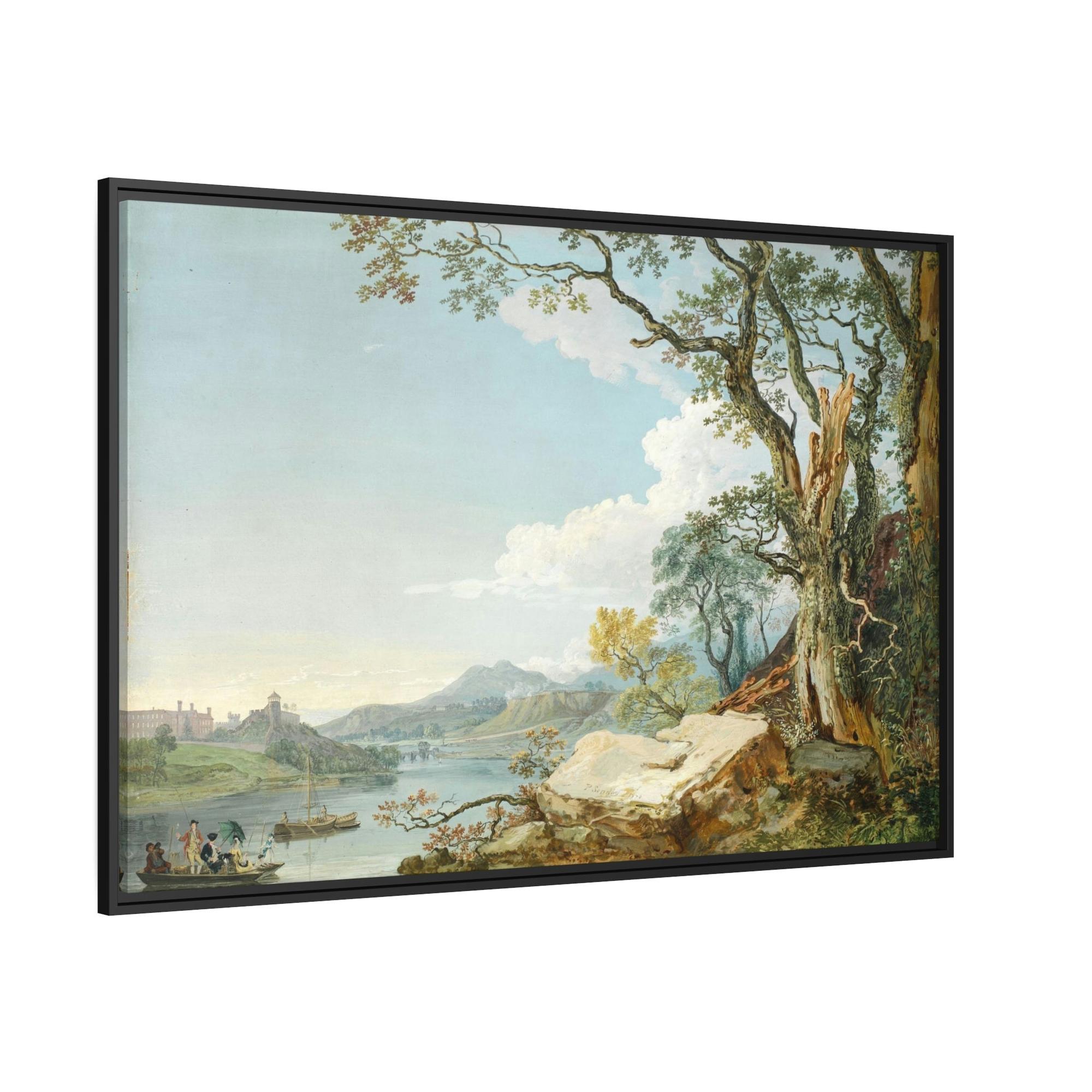 Lakes And Rivers Captivating Waterways: Framed Canvas and Poster Print of Lakes and Rivers