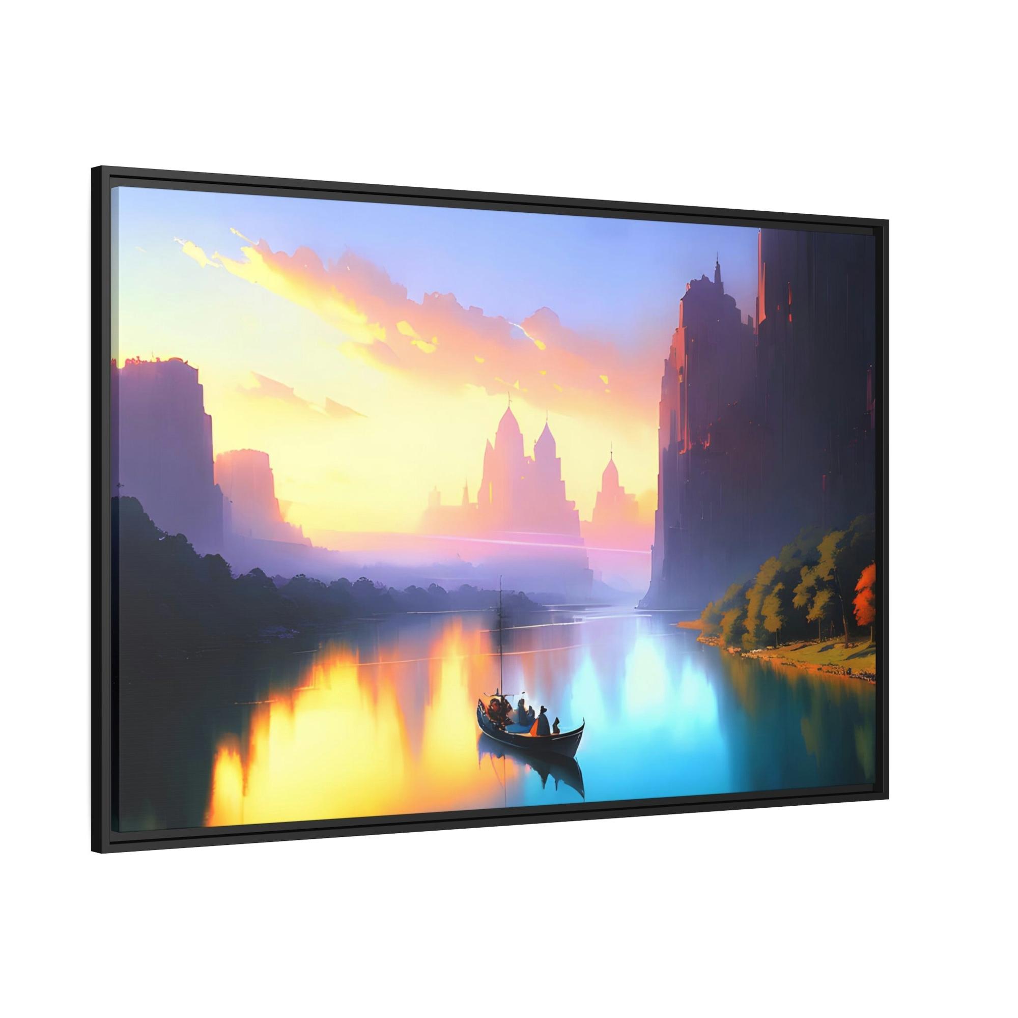 Lakes And Rivers River Dreams: Wall Art and Canvas Print of Serene Lakes and Rivers