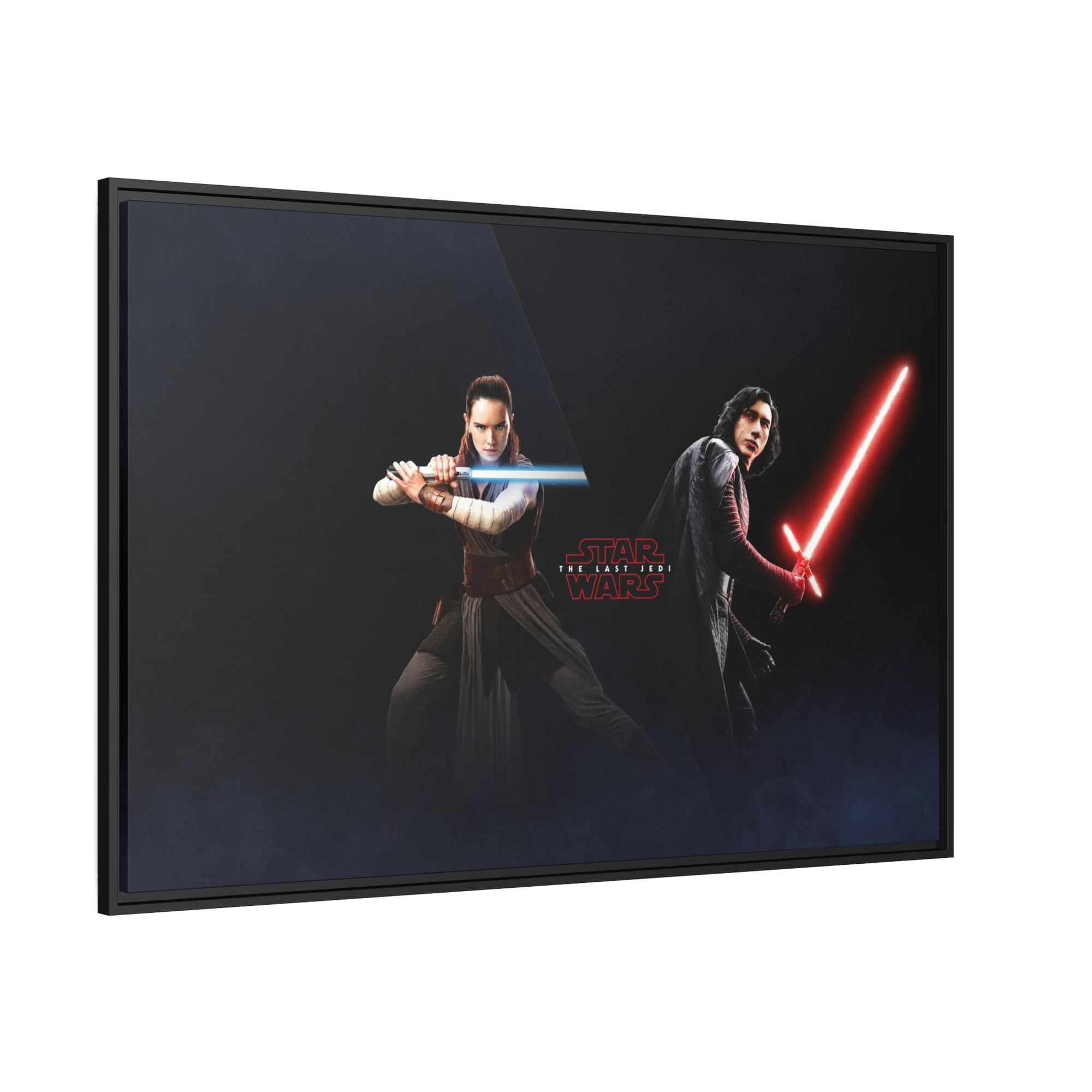 Star Wars Battle for the Galaxy: Star Wars Wall Art on Canvas & Poster for Sci-Fi Fans