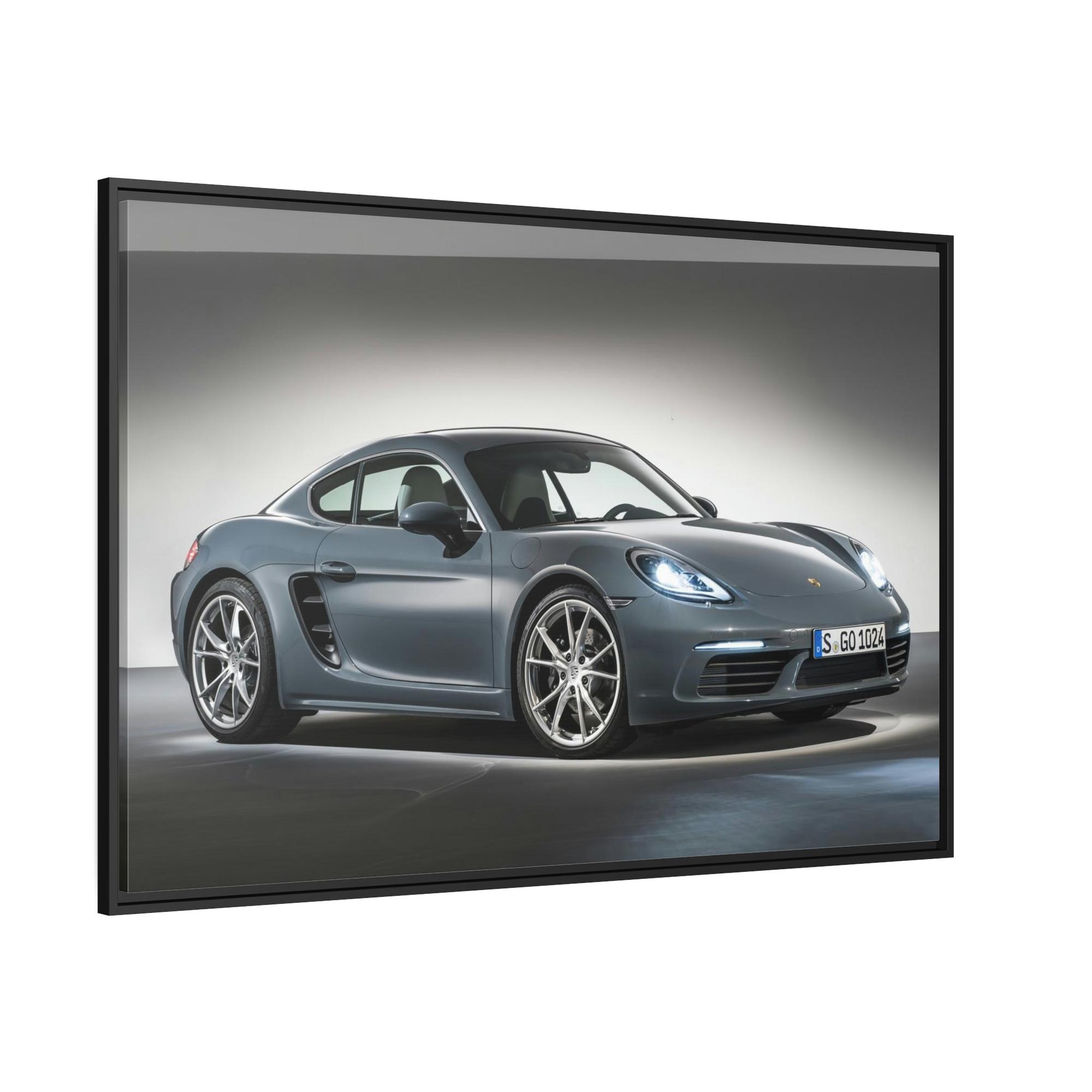 Porsche A Porsche Symphony: A Canvas & Poster Print of a Sports Car's Sleek Design