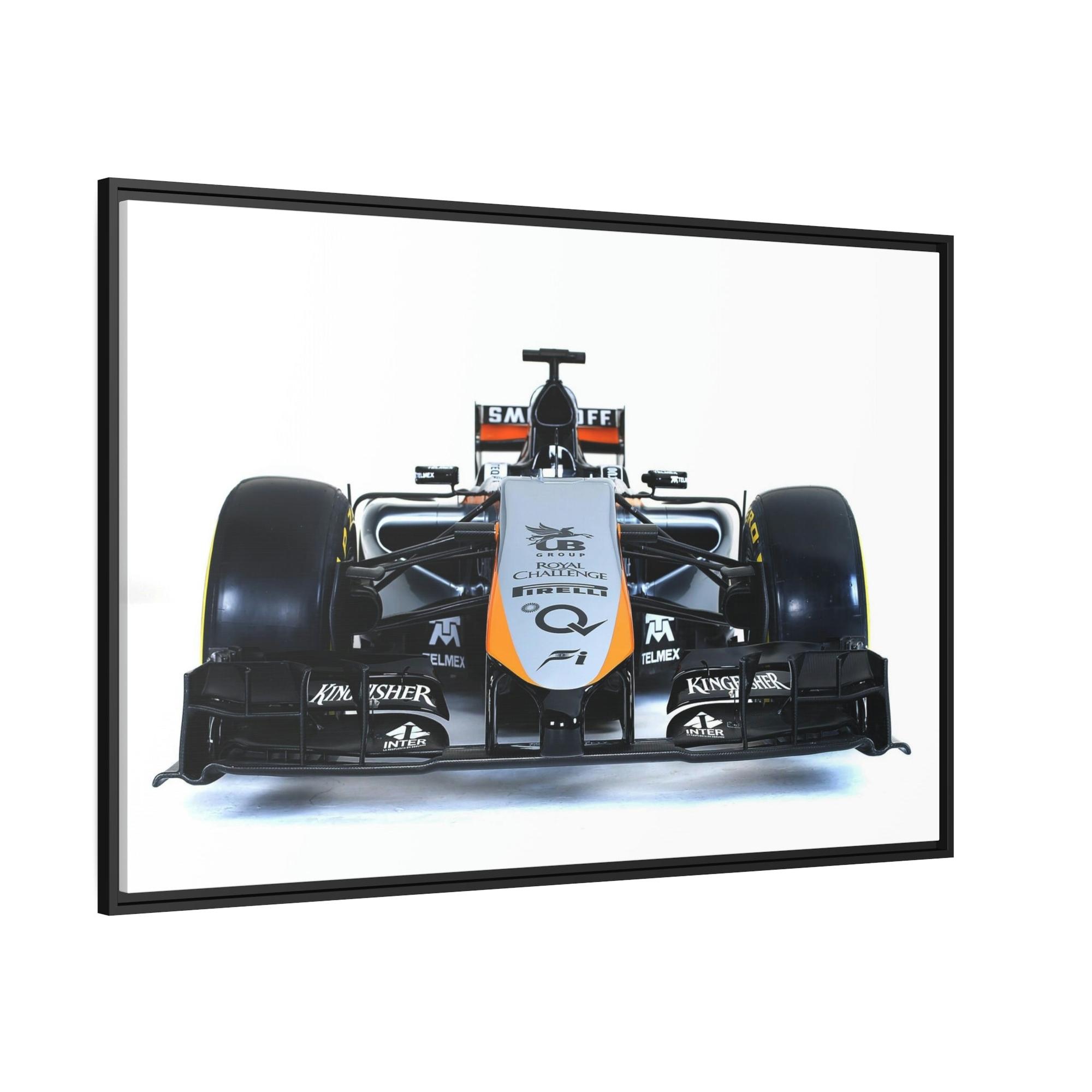 undefined The Need for Speed: Framed Canvas Print of F1 Cars