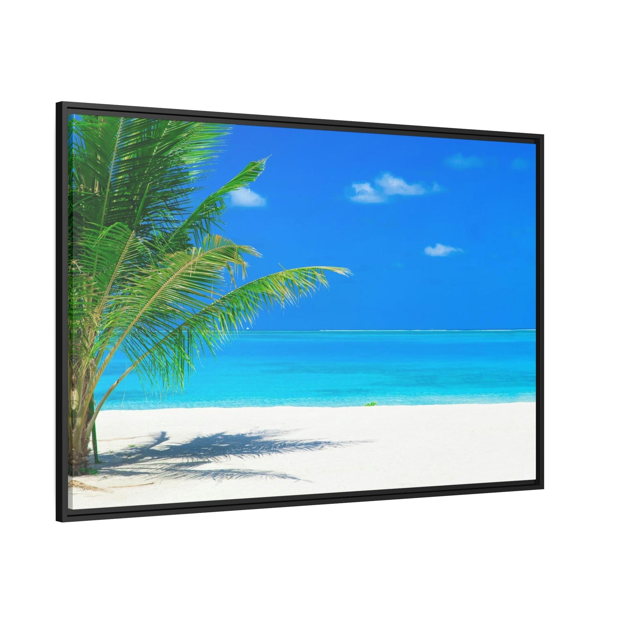 undefined Island Breeze: Natural Canvas & Poster Art of a Refreshing Beach Day