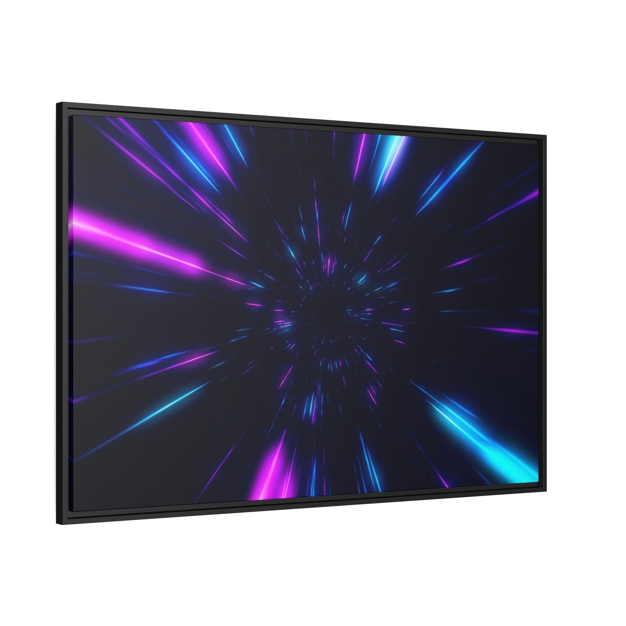 Neon Illuminated Impressions: Neon-themed Wall Art Prints on High-Quality Canvas & Poster