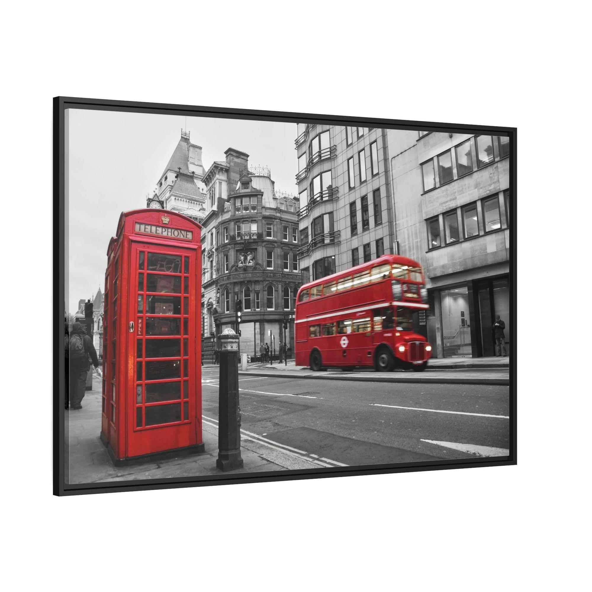 Bus Urban Journeys Unveiled: Artistic Bus Canvas Print