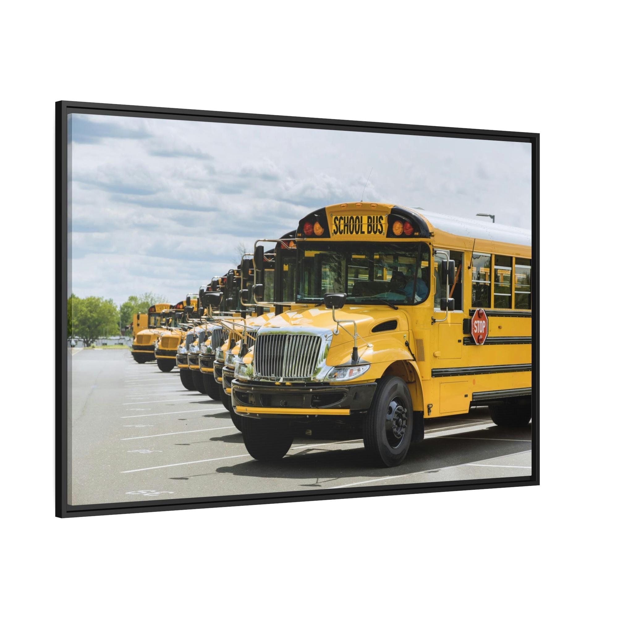 Bus The Artful Commute: Expressing the Bus's Soul on Canvas & Poster