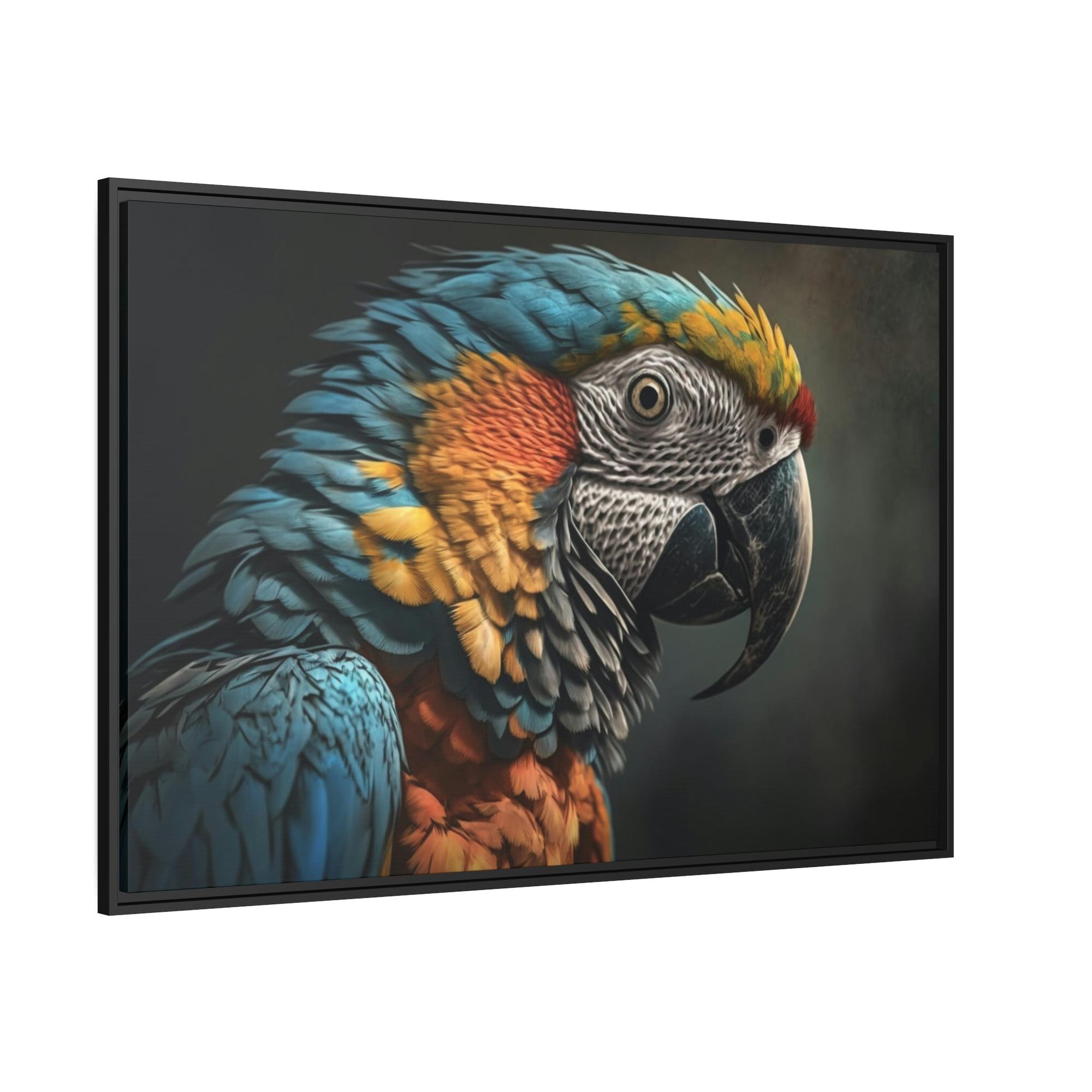 Parrots Parrot Mirage: A Canvas of Vibrant Colors and Optical Illusion in the Canopy