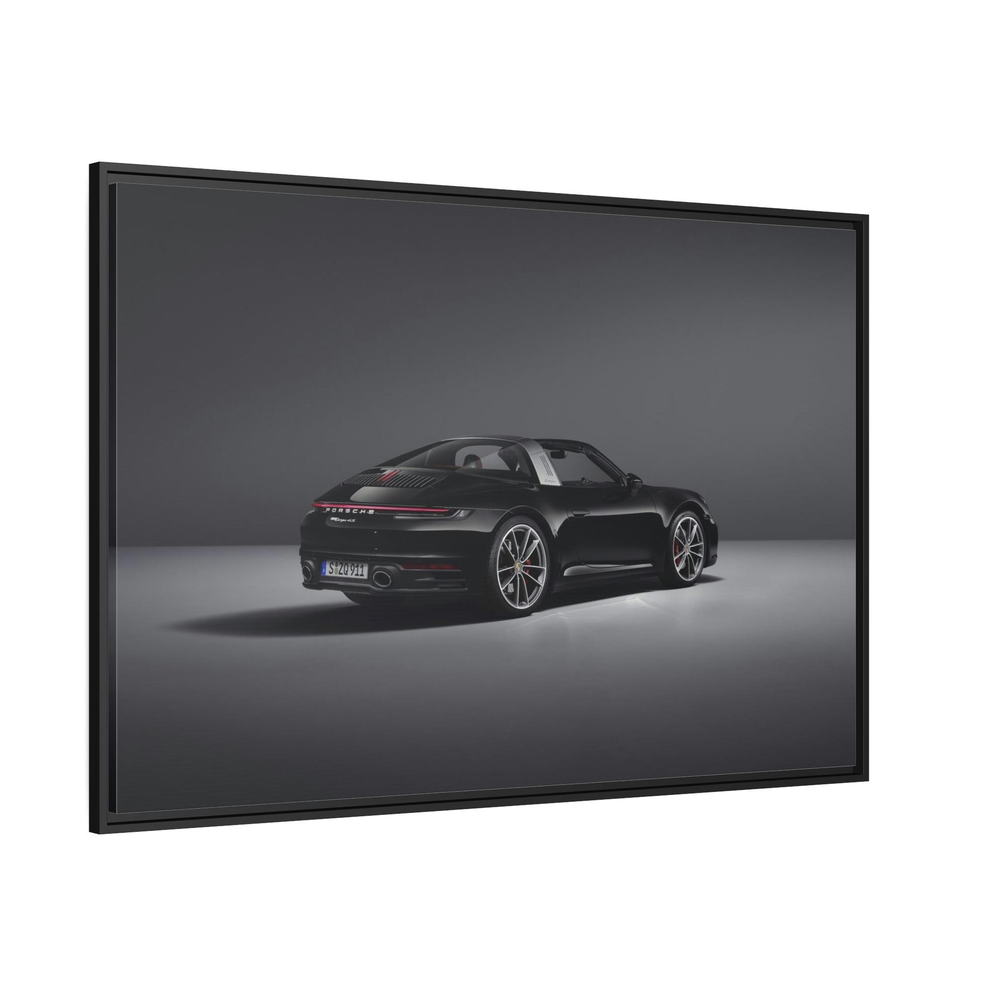 Porsche Porsche's Power and Beauty: A Natural Canvas & Poster Print for Car Aficionados