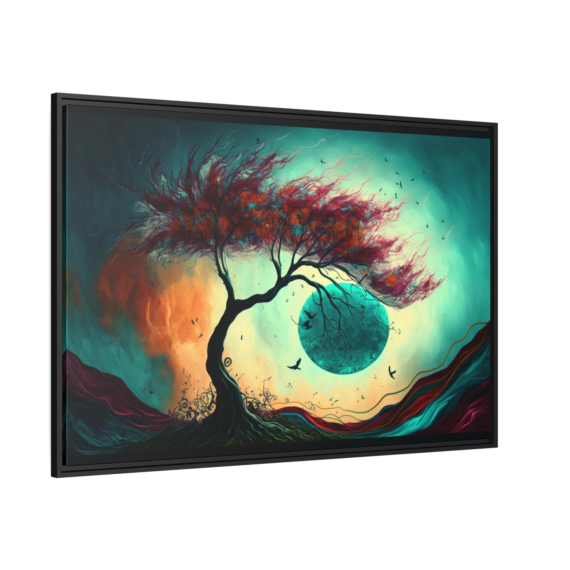 undefined Natural Canvas & Poster Print of Abstract Terrain: Landscape Wall Decor