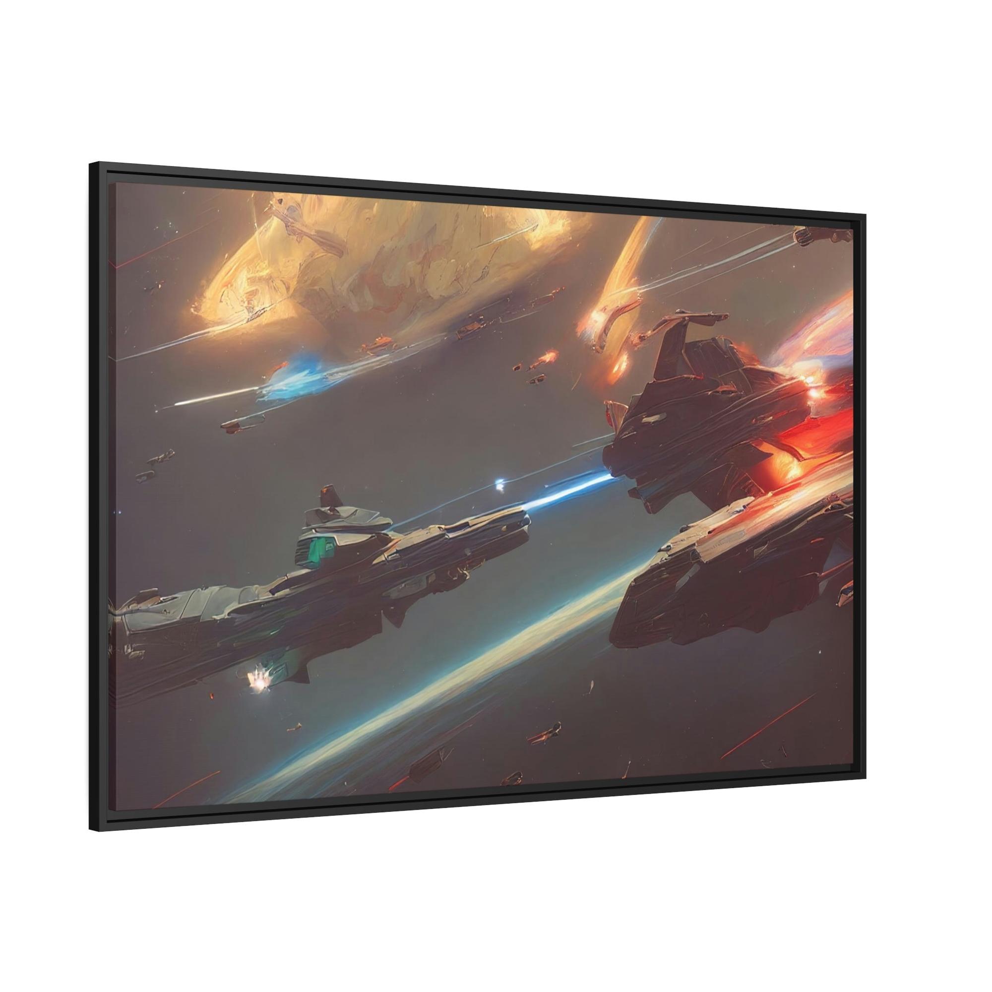Star Wars Star Wars Saga: Natural Canvas & Poster Print of Iconic Movie Moments
