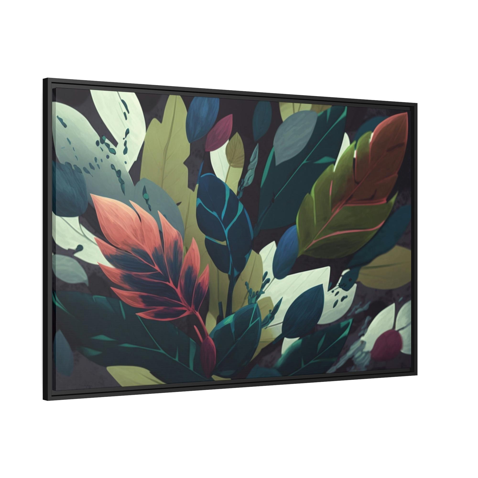 Abstract Botanical Floral Symphony: Canvas & Poster Print of Abstract Botanical Art