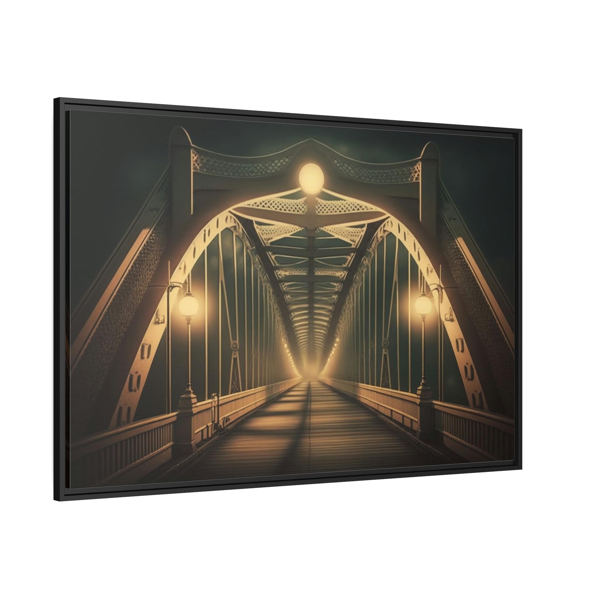 Bridge Suspension Bridge Charm: Canvas and Framed Prints for Home or Office