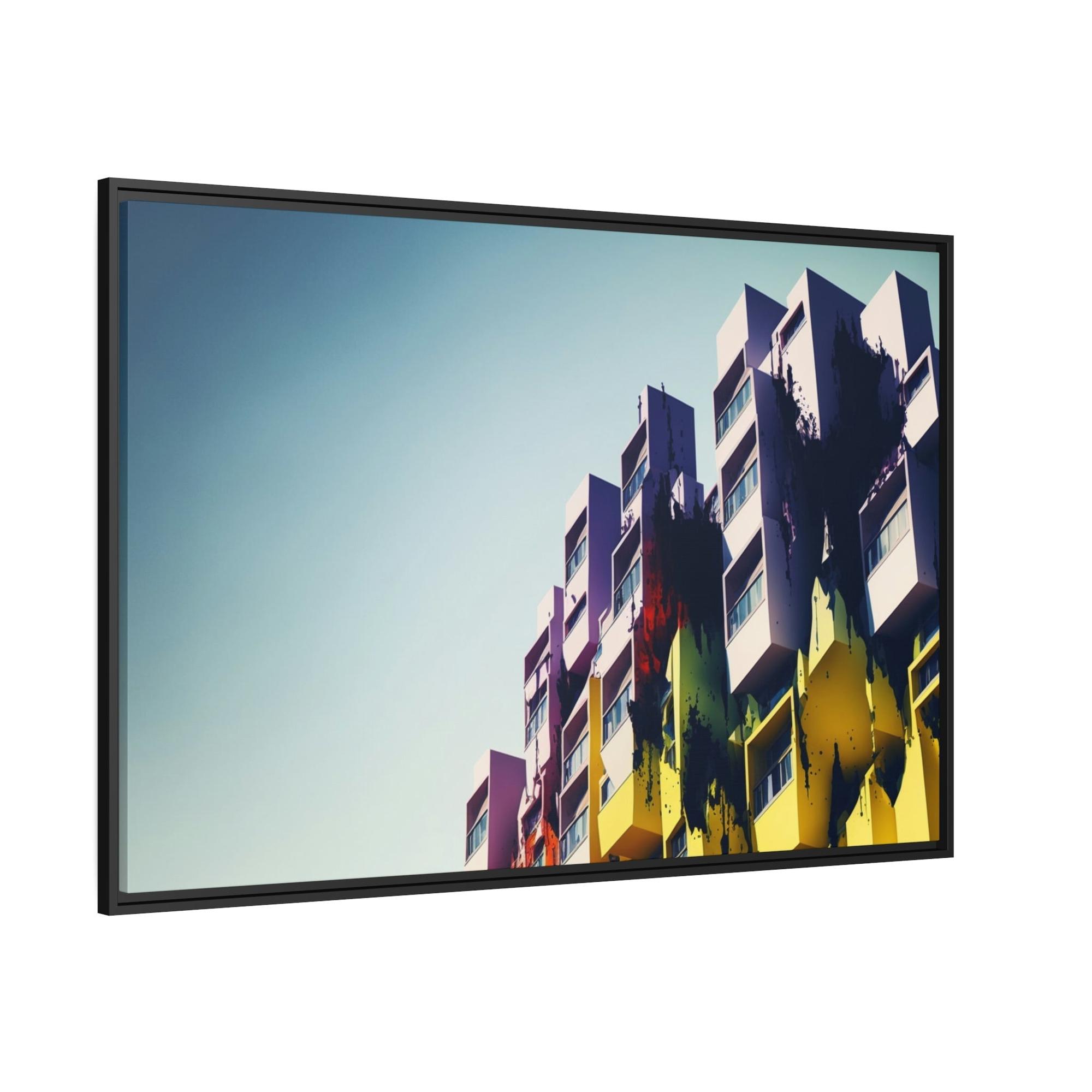 undefined Abstract Architecture: Canvas & Poster Print of a Modern Cityscape