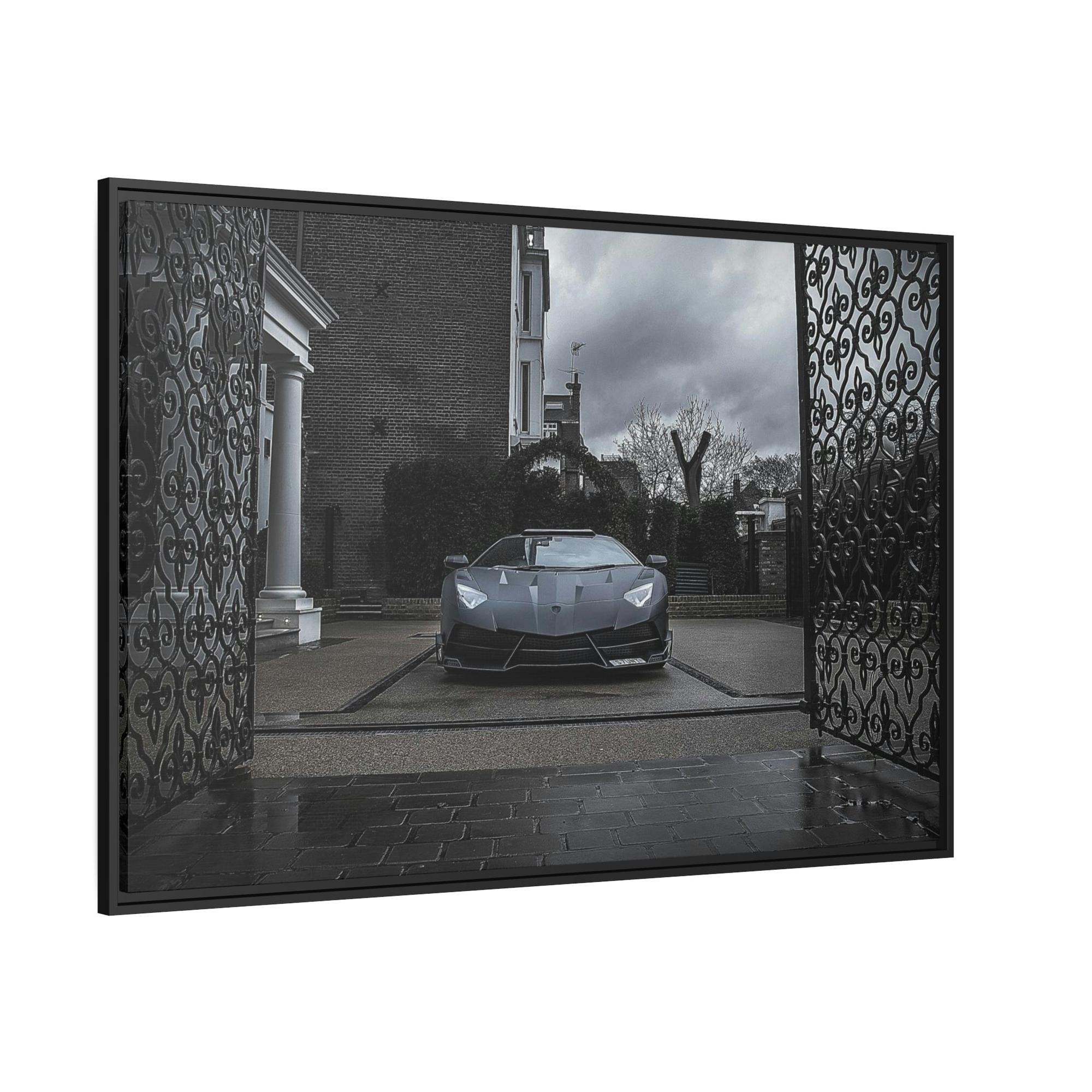 Lamborghini Speed Demon on Canvas & Poster: Captivating Artwork of Lamborghini
