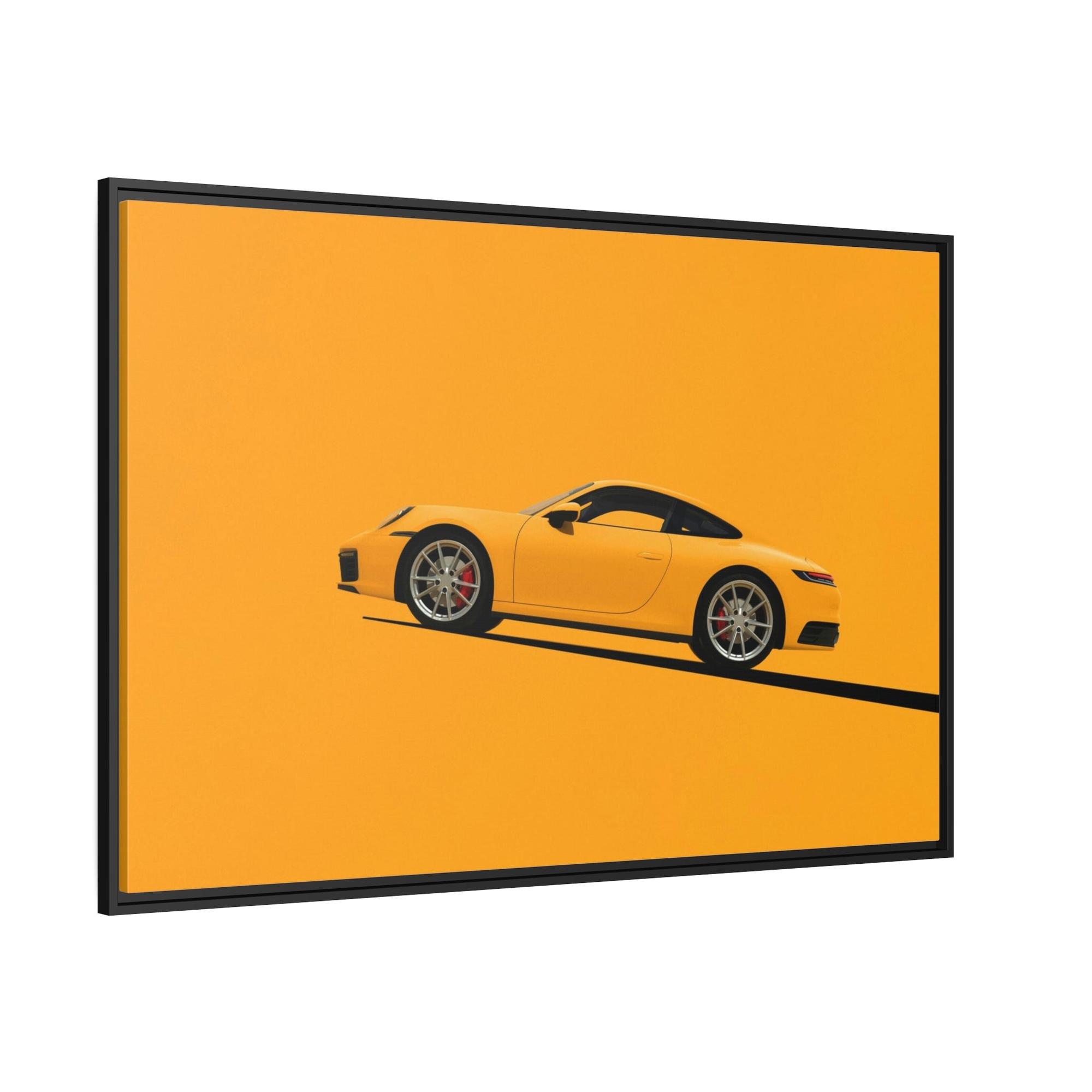 Porsche Artistic Porsche: Natural Canvas & Poster Print of a Unique Design