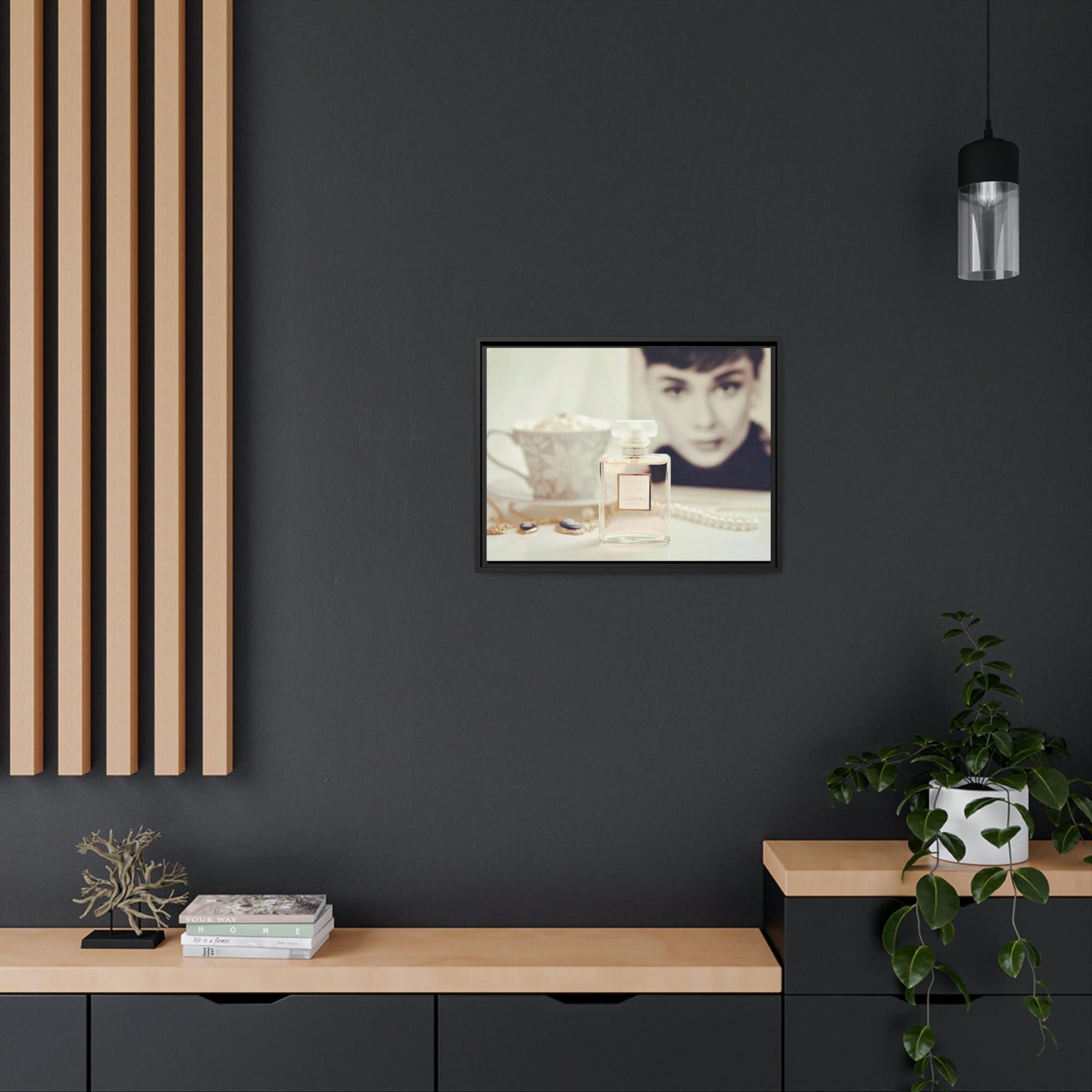 Chanel Timeless Elegance: Framed Chanel Artwork on Canvas
