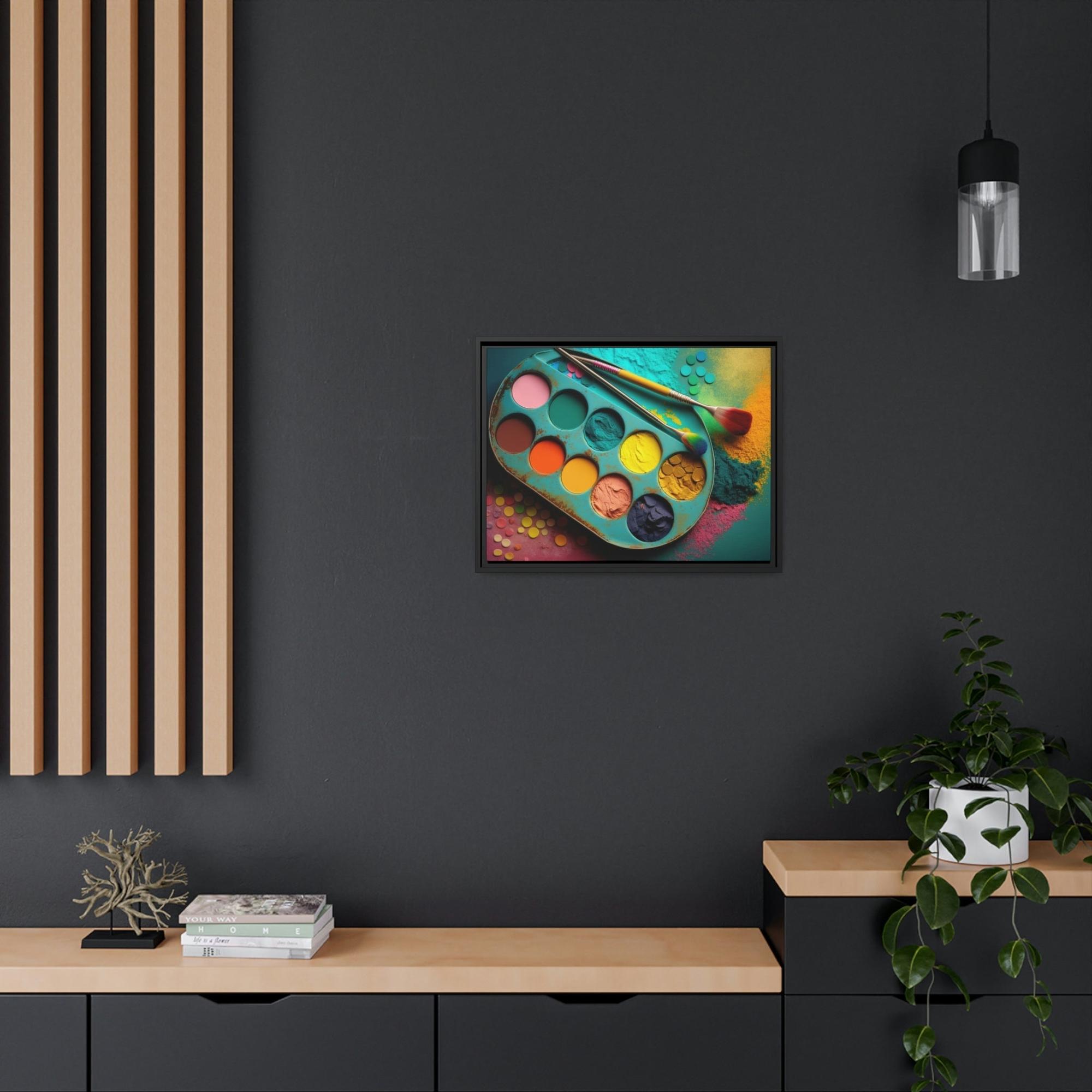Colors Color Symphony: Framed Canvas Print to Brighten Up Any Room