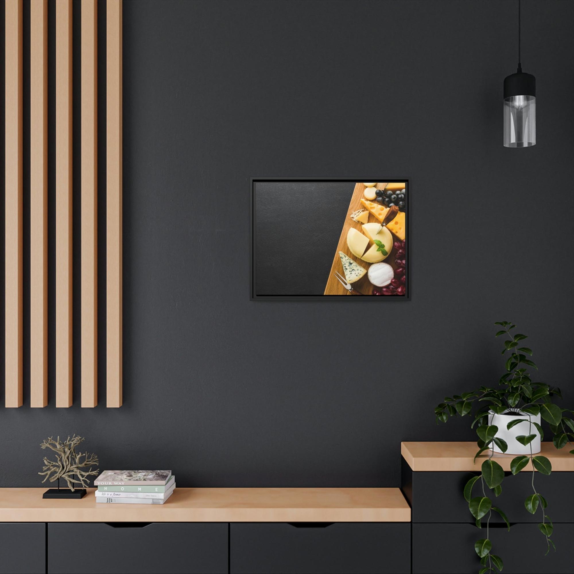 Cheese The Art of Cheese: Natural Canvas Prints of Gourmet Cheese Wheels