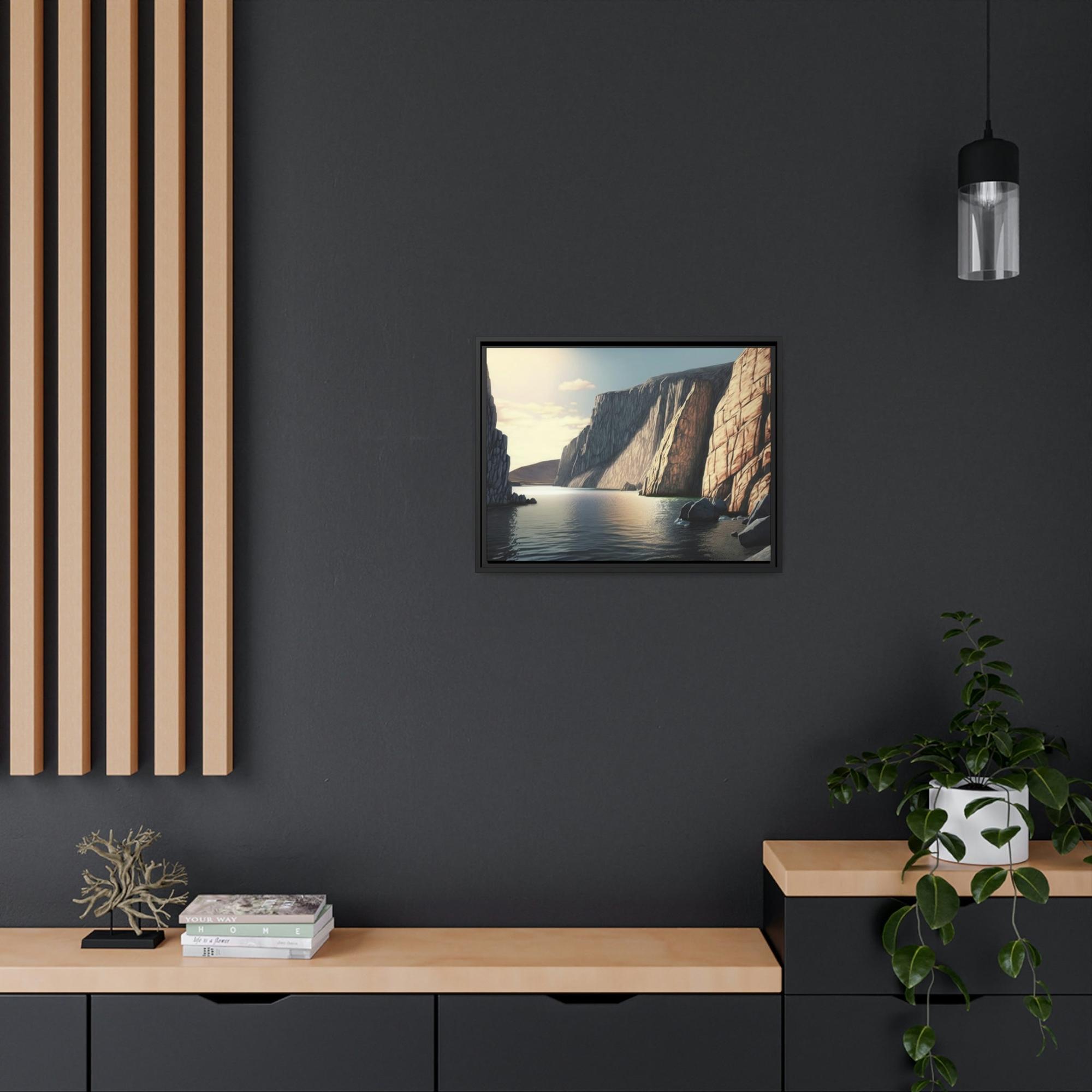 Cliffs Majestic Cliffs: Natural Canvas Wall Art with Scenic Beauty