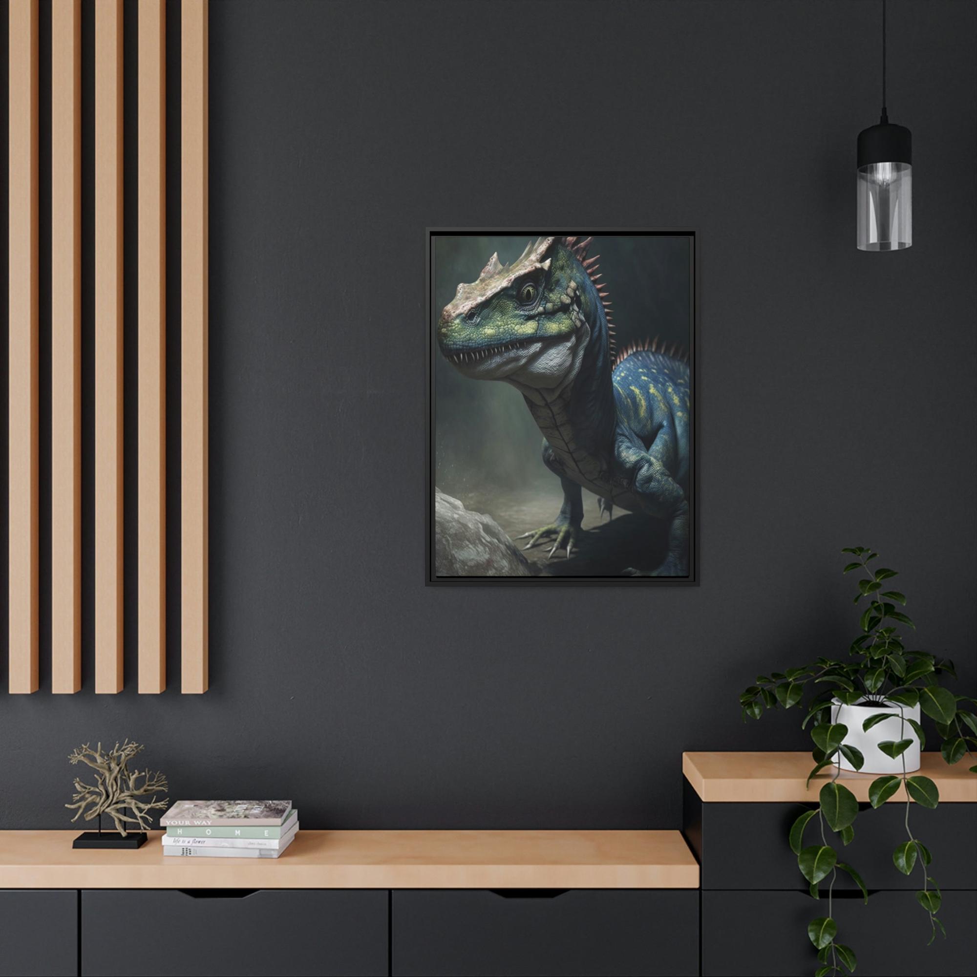 undefined The Age of Dinosaurs: Framed Canvas & Poster Depicting Prehistoric Creatures