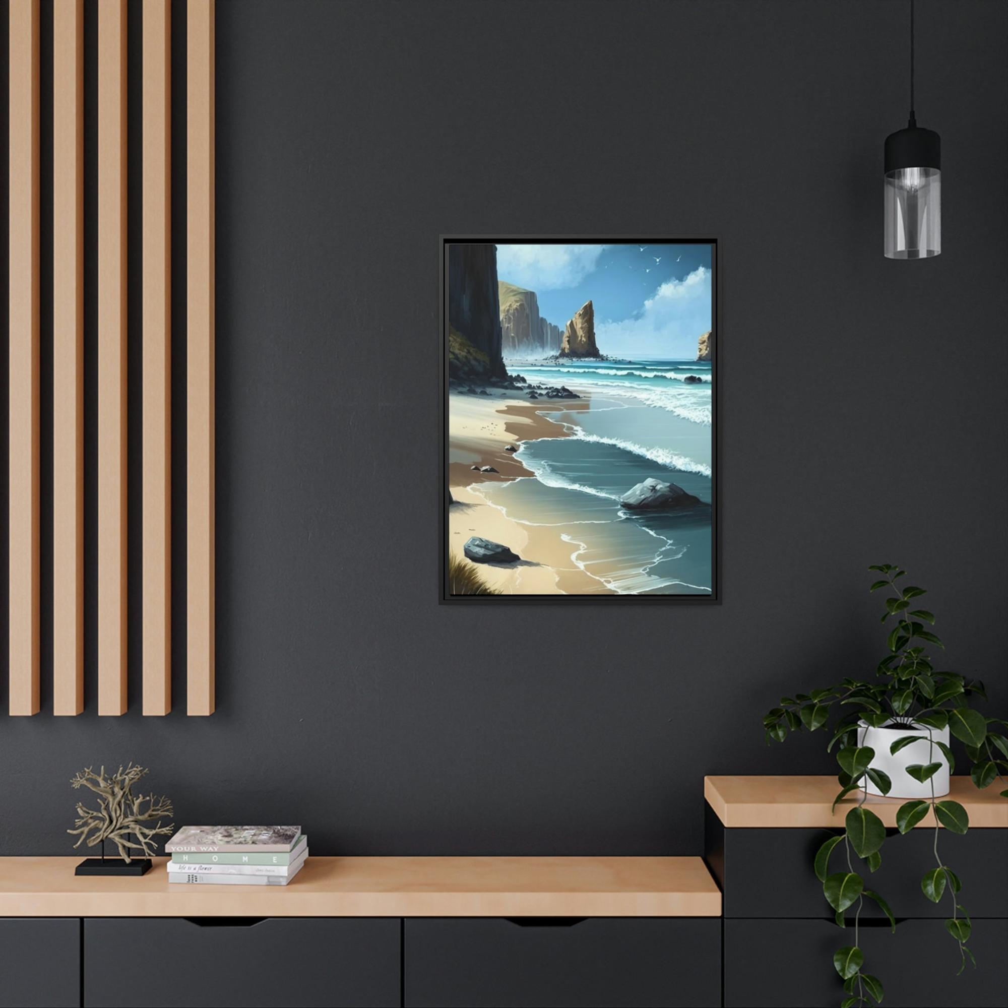 Coastal The Coastal Dream: Printed Poster & Canvas of Coastal Landscape