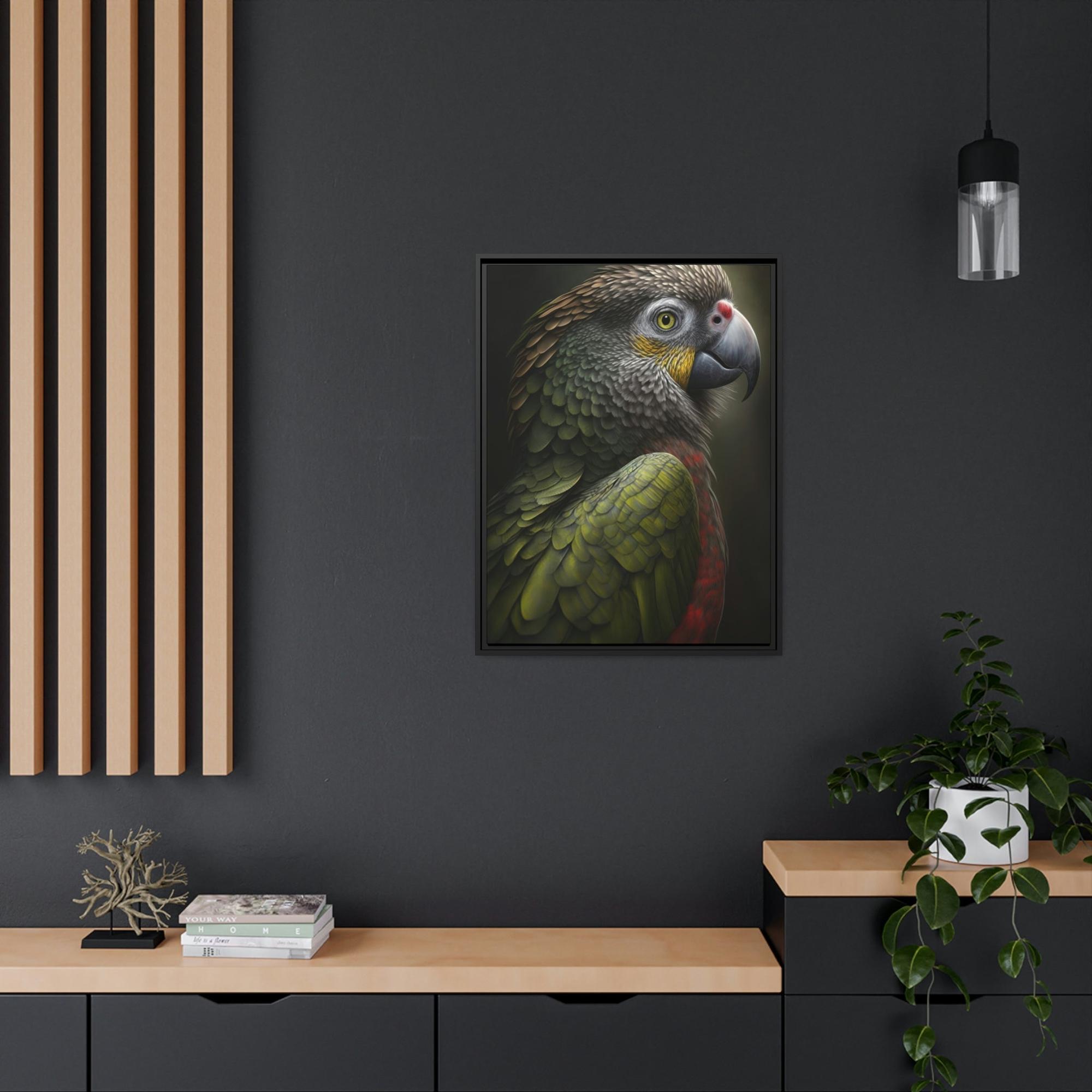 Parrots Parrot Melody: A Canvas of Musical Notes and Birdsong in the Forest