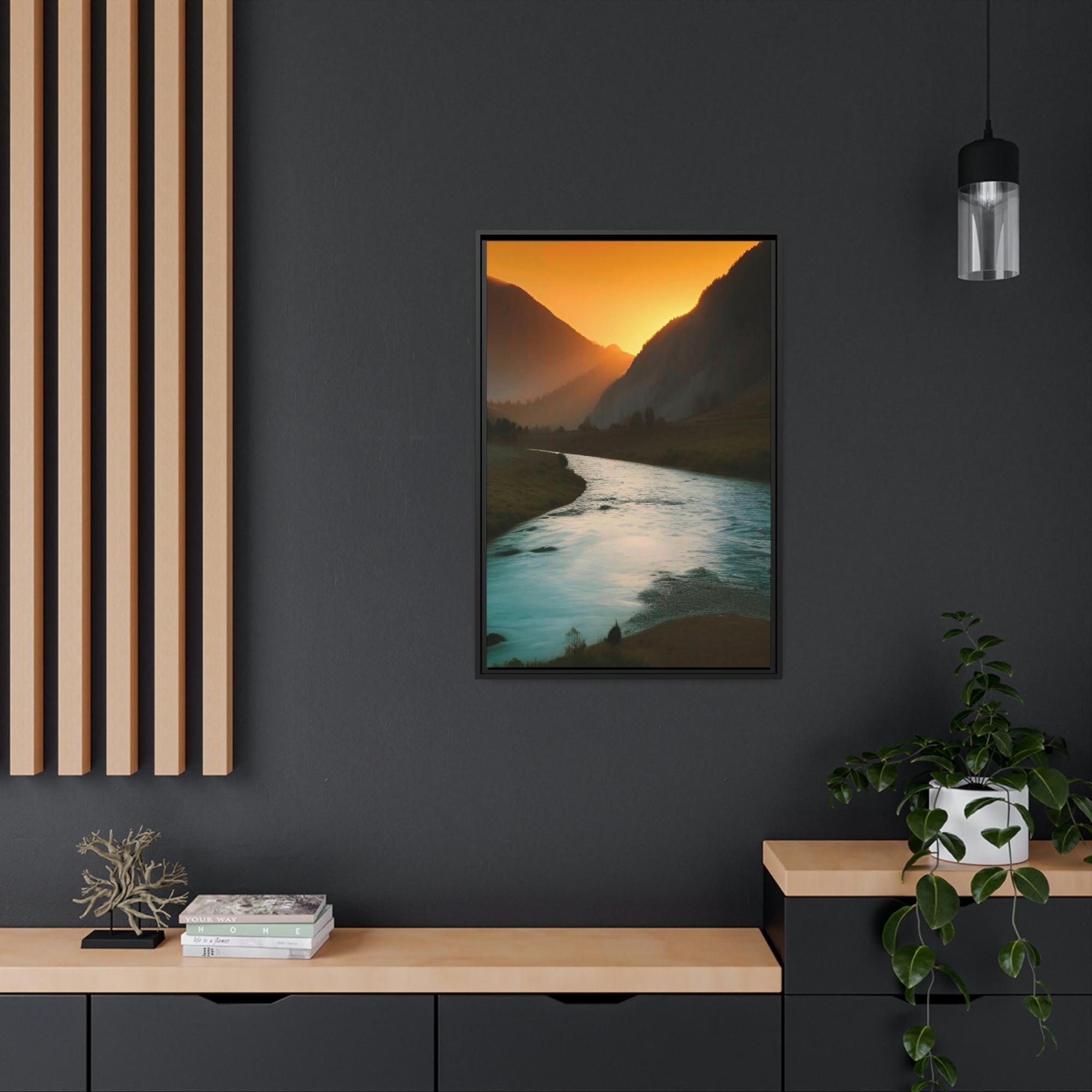 Lakes And Rivers River Reflections: Wall Art and Canvas Print of Lakes and Rivers
