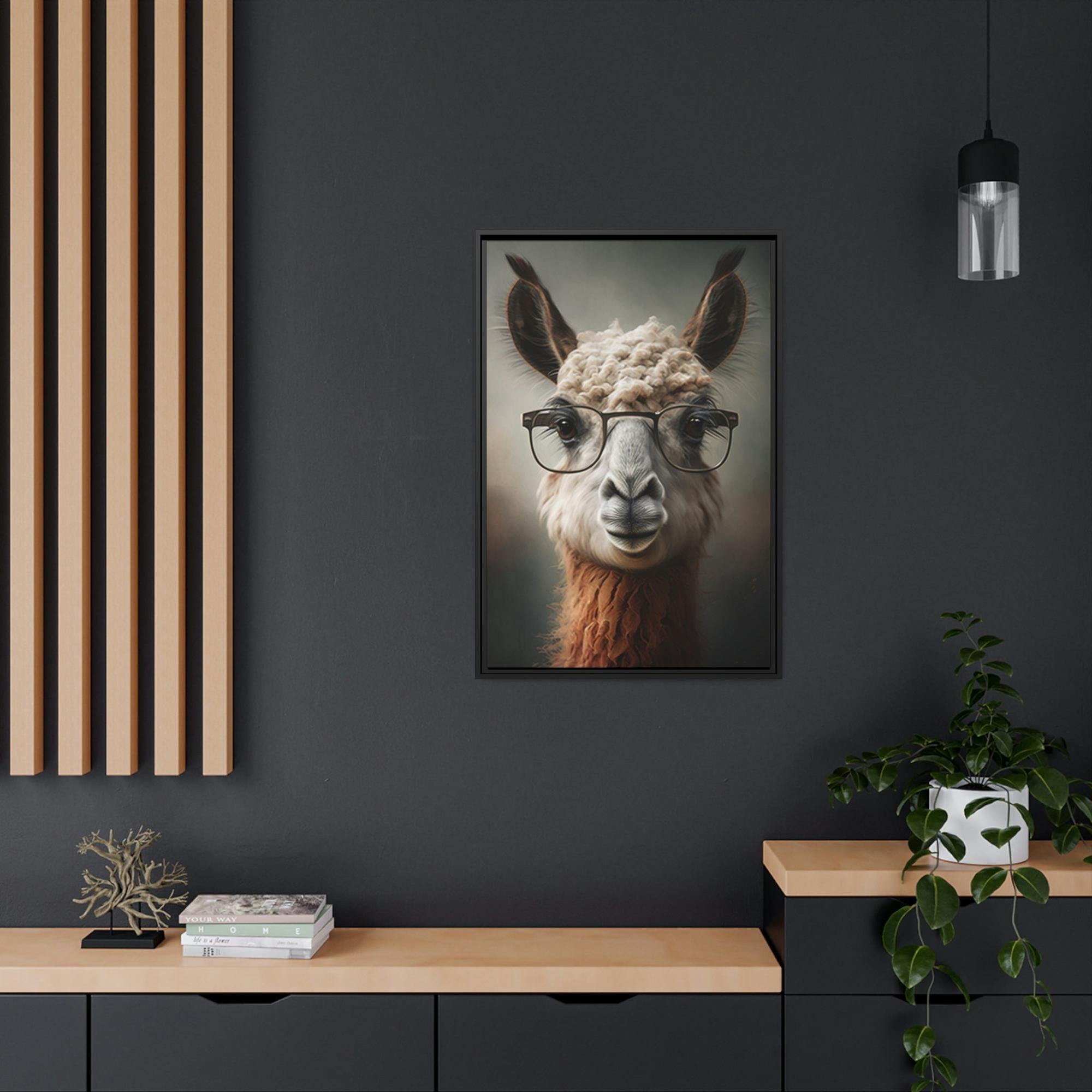Lamas Lama Zen: Tranquility on Canvas