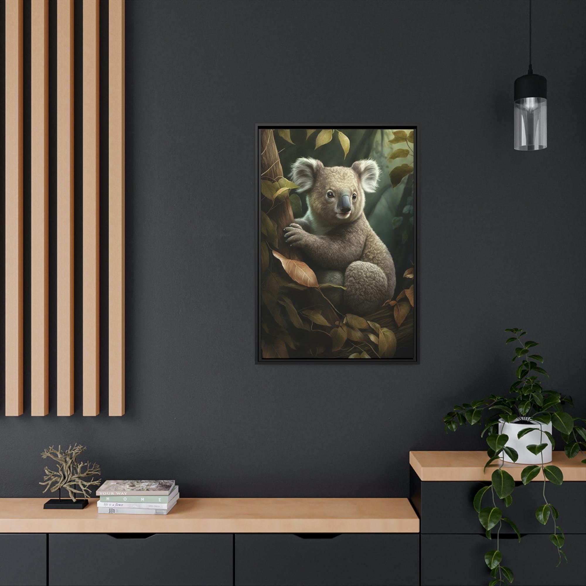 Koalas A Koala's Journey: A Stunning Painting on Canvas
