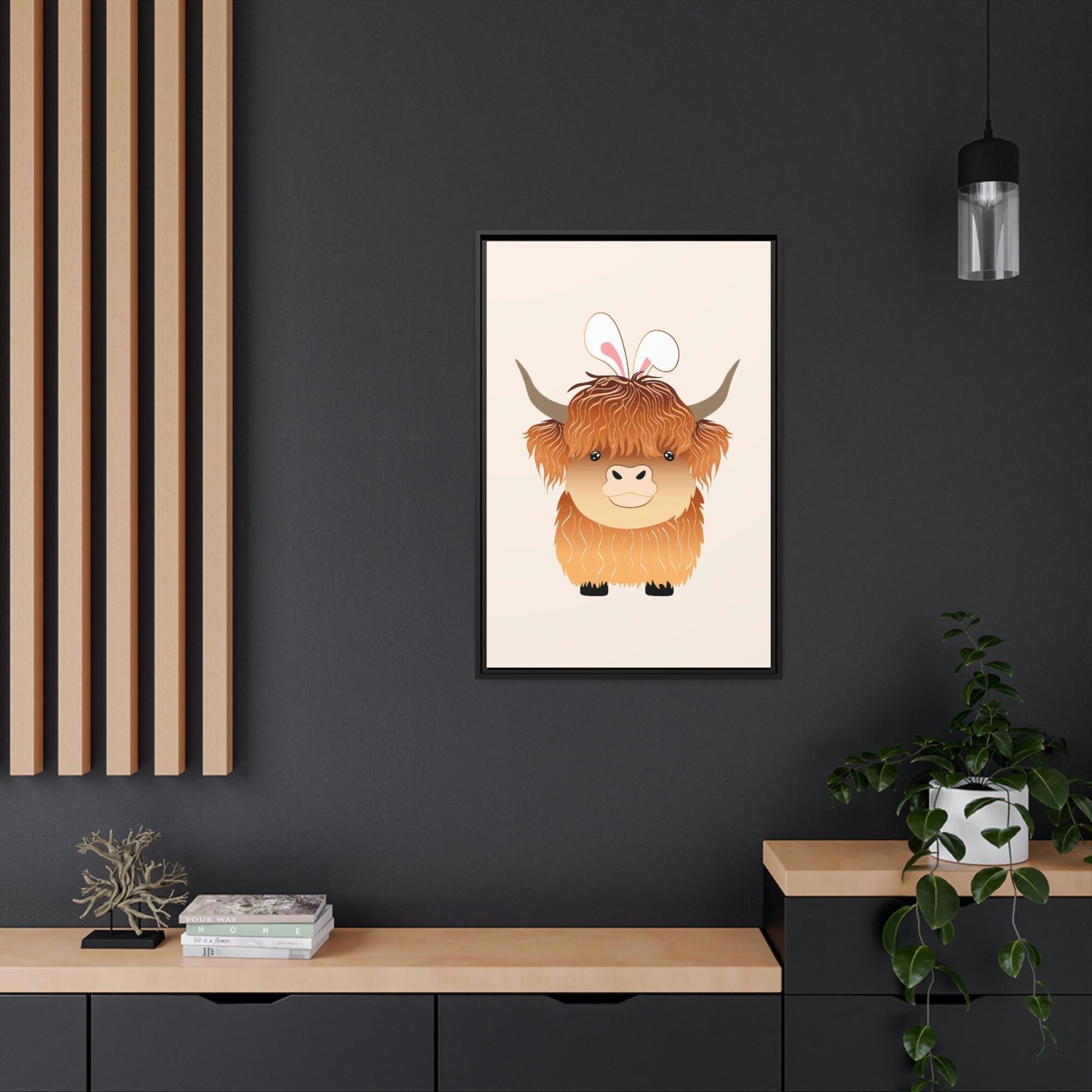Cows Printed Perfection: High-definition Cow Art on Canvas for a Wall Art Statement