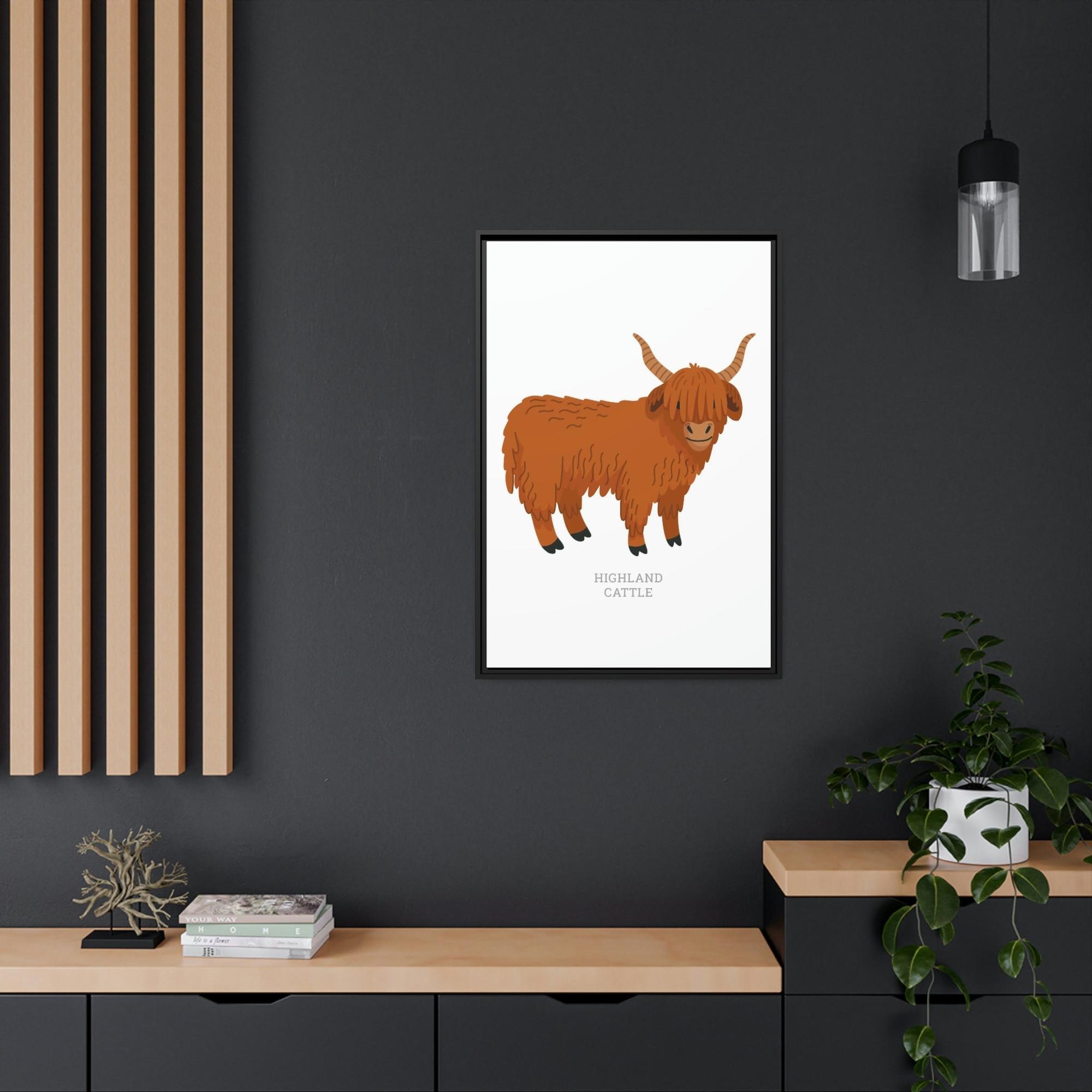 Cows Tranquil Grazing: Cow Art a Calming Wall Art Addition to Any Space