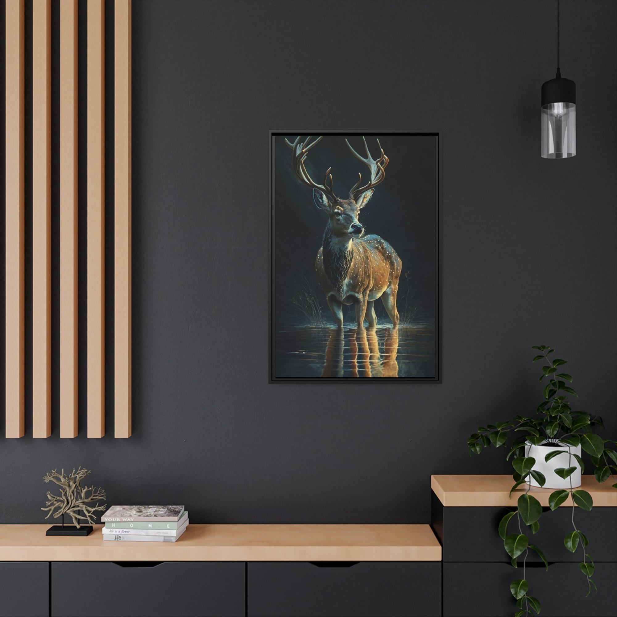 Deers The Grace of Deer: A Canvas Artistic Expression