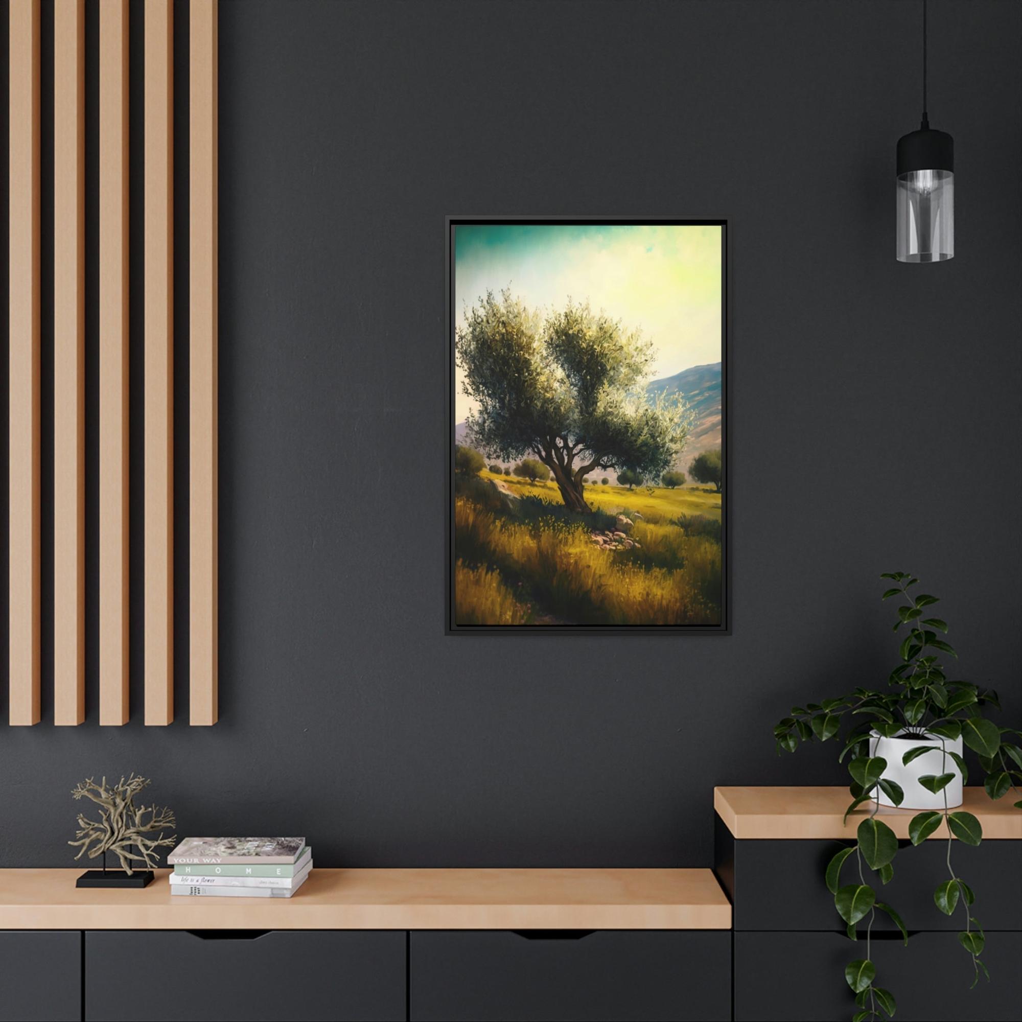 Olive Trees Shades of Green: A Tranquil and Serene Portrait of Olive Trees in Nature's Embrace