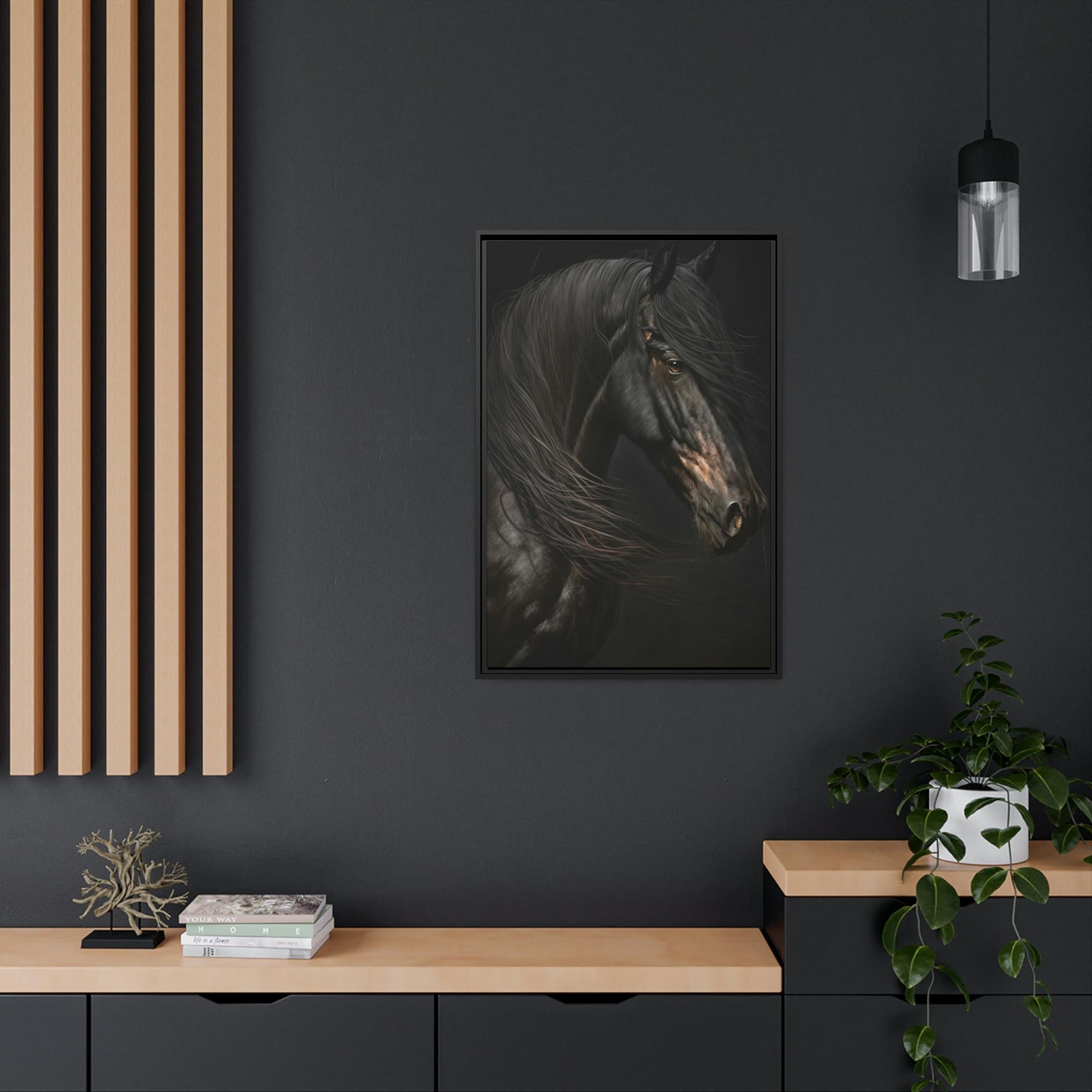 Horses Horse Serenity: A Canvas Equine Calm