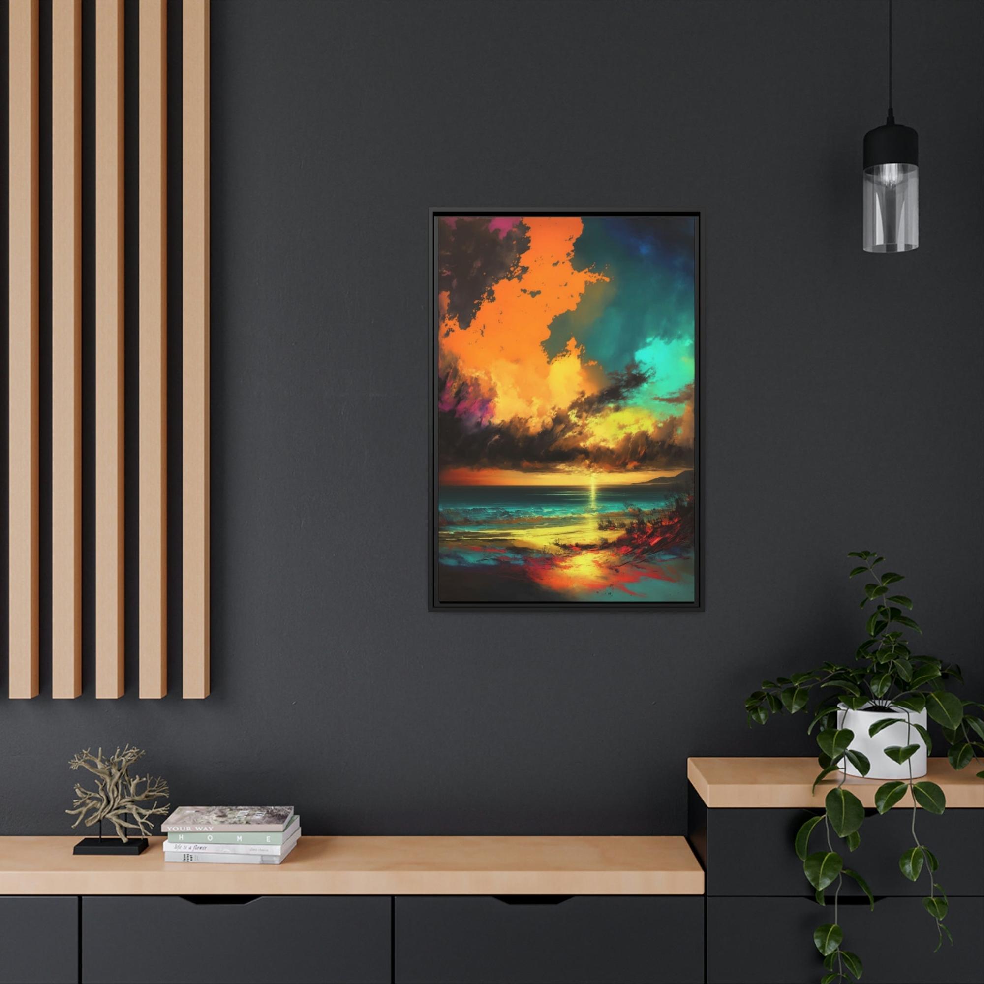 Abstract Landscape Unbridled Nature: A Print on Canvas & Poster of a Breathtaking Landscape